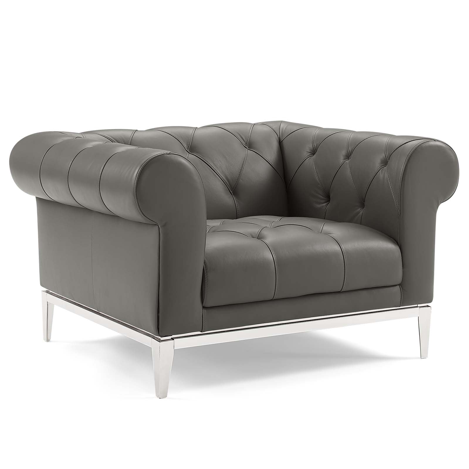 Idyll 3 Piece Upholstered Leather Set by Modway