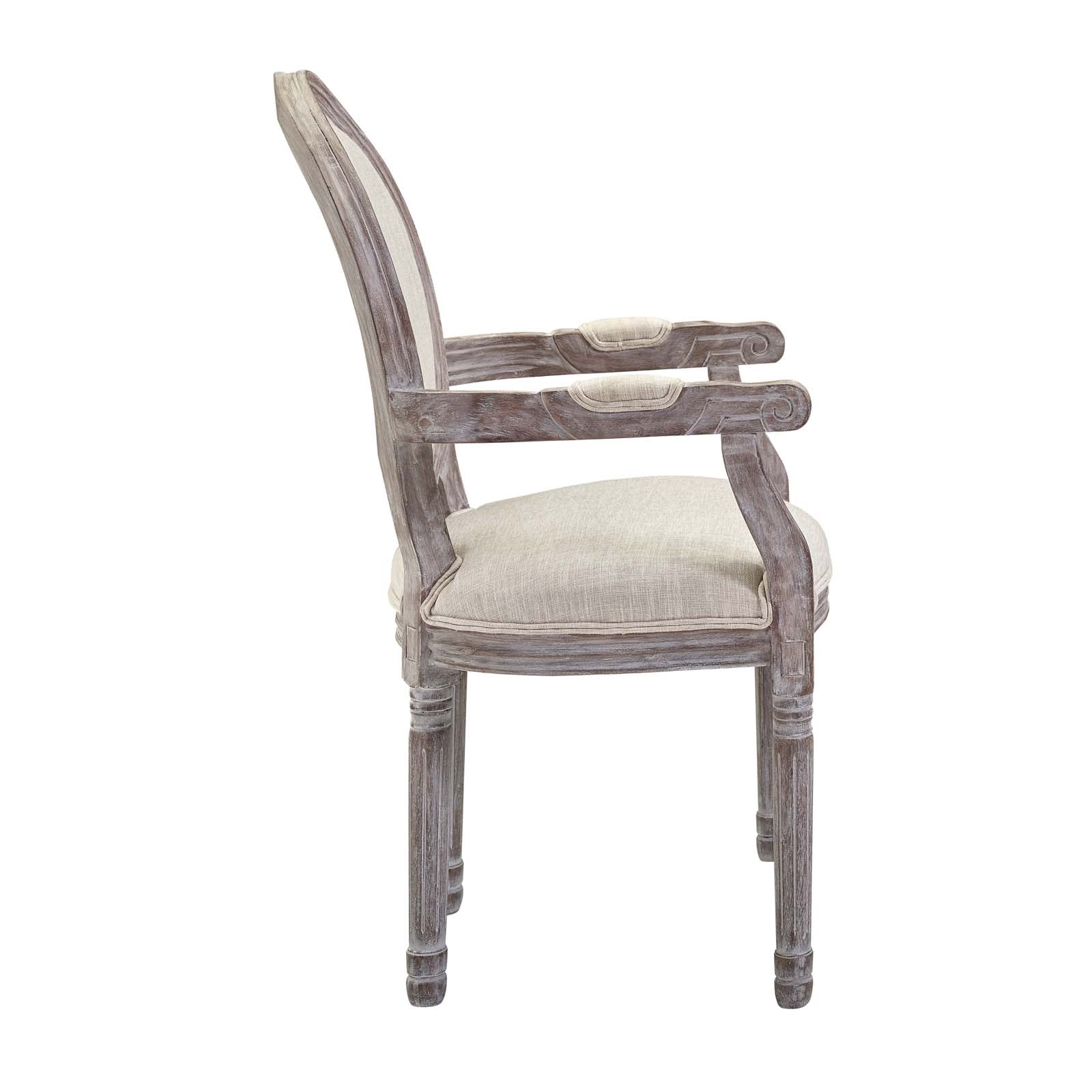 Emanate Upholstered Fabric Dining Armchair Set of 2 by Modway