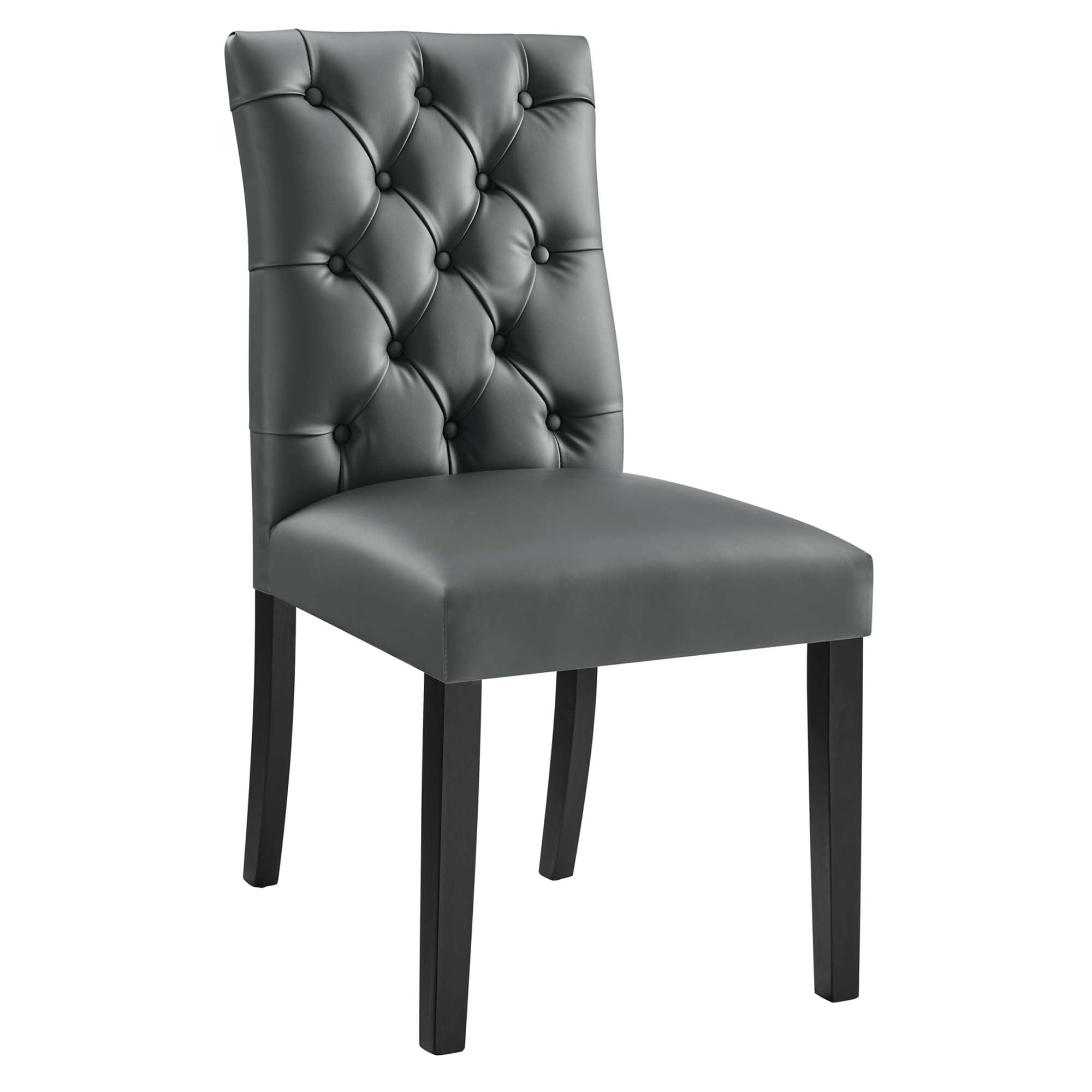Duchess Dining Chair Vinyl Set of 2 by Modway