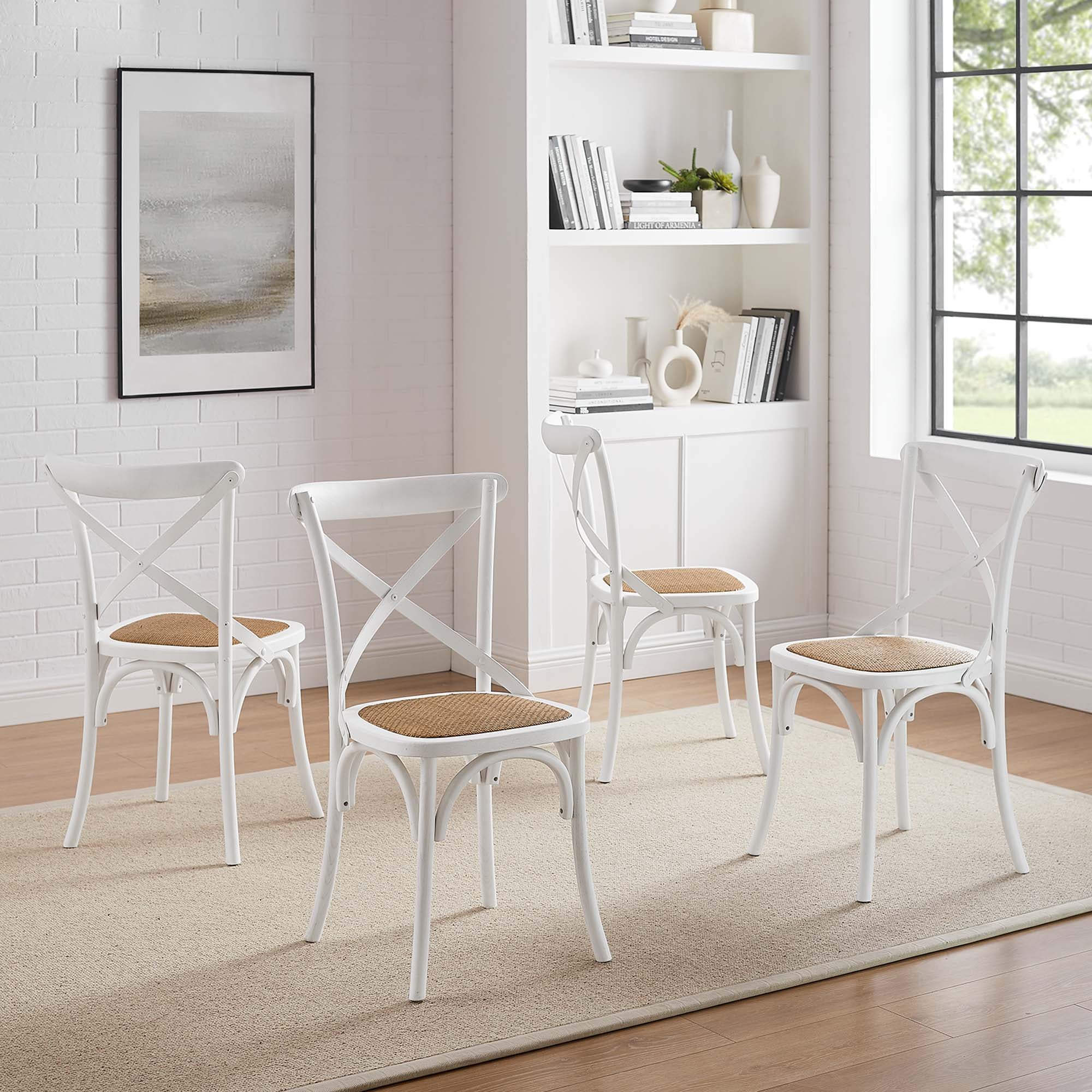 Gear Dining Side Chair Set of 4 by Modway