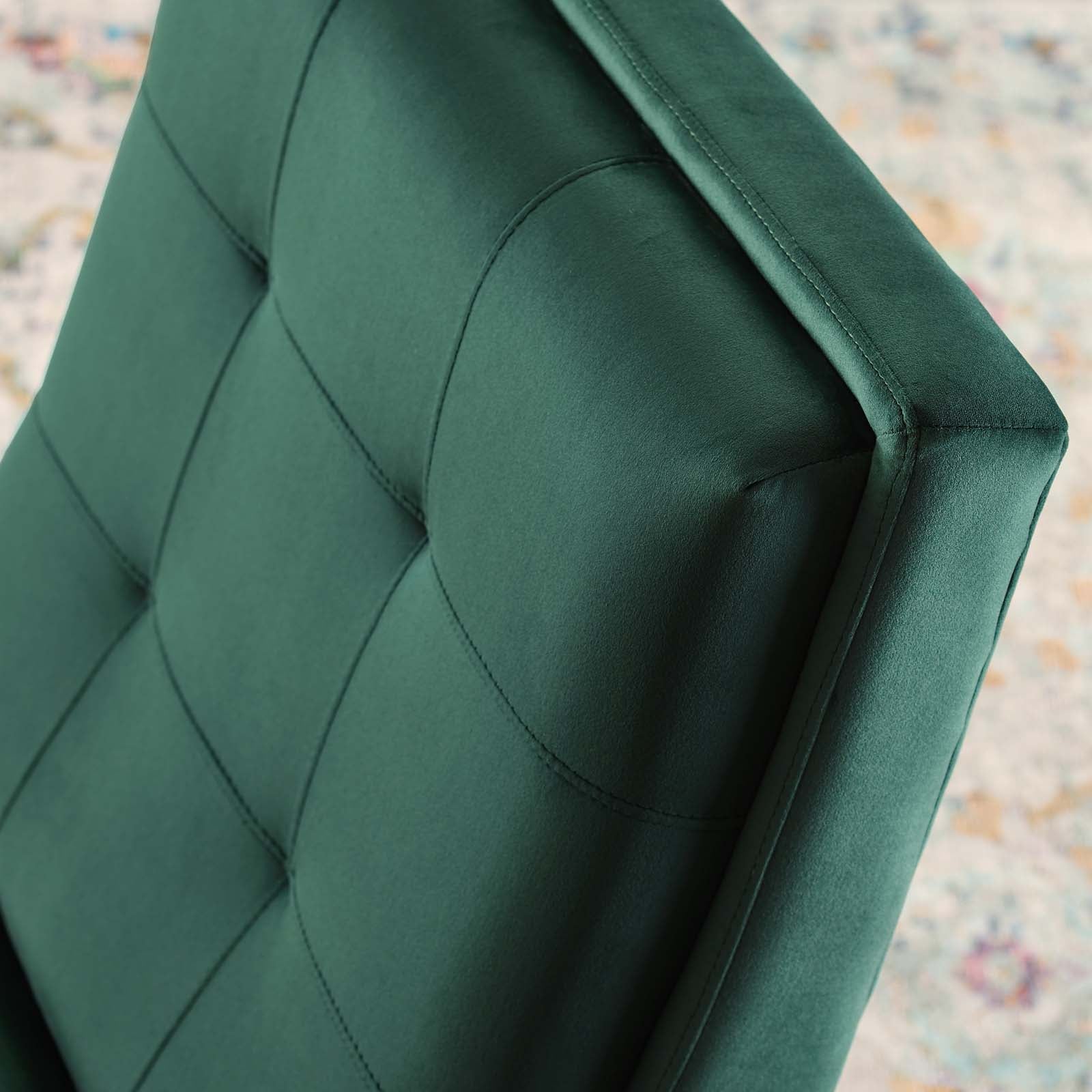 Ramp Upholstered Performance Velvet Lounge Chair and Ottoman Set by Modway