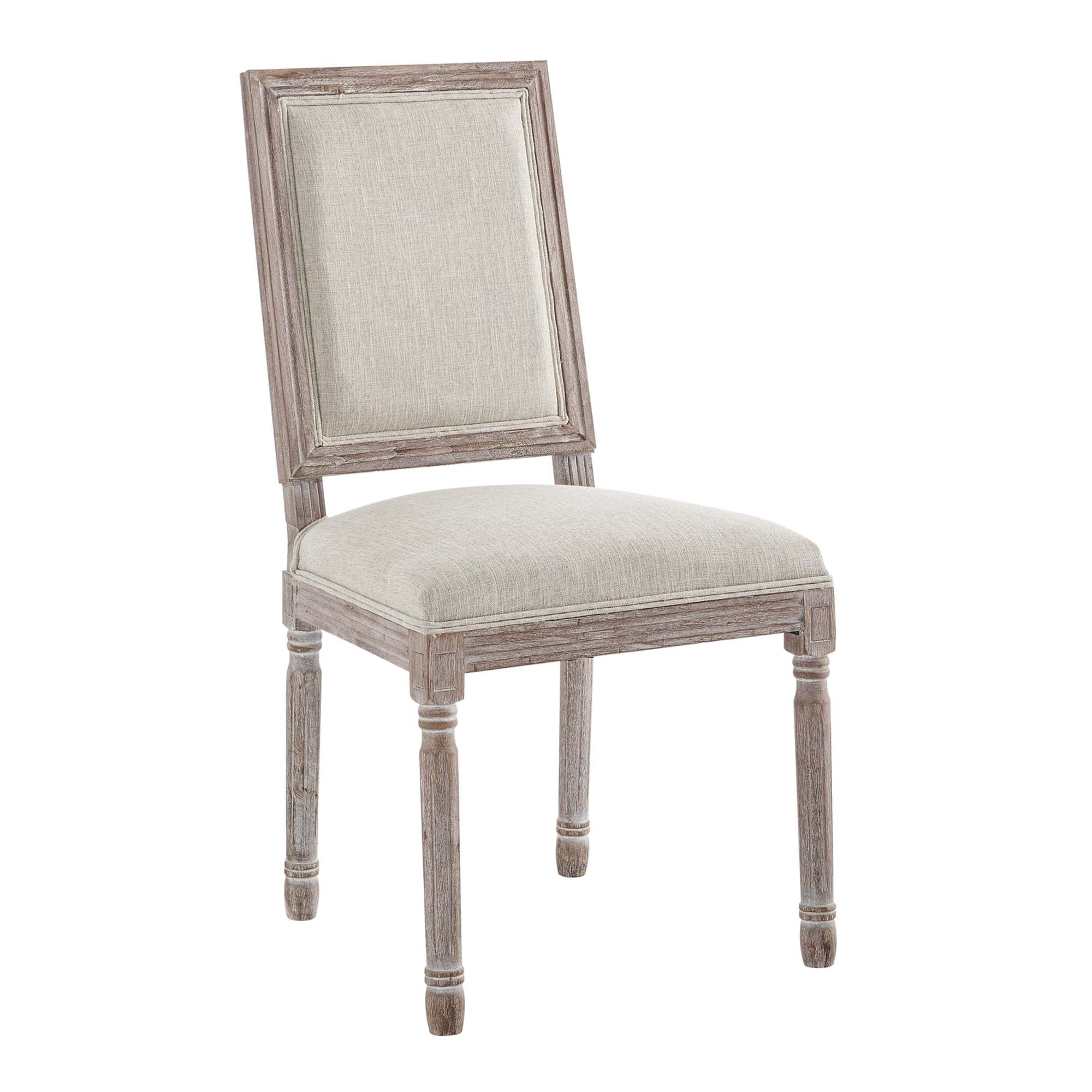 Court Dining Side Chair Upholstered Fabric Set of 2 by Modway