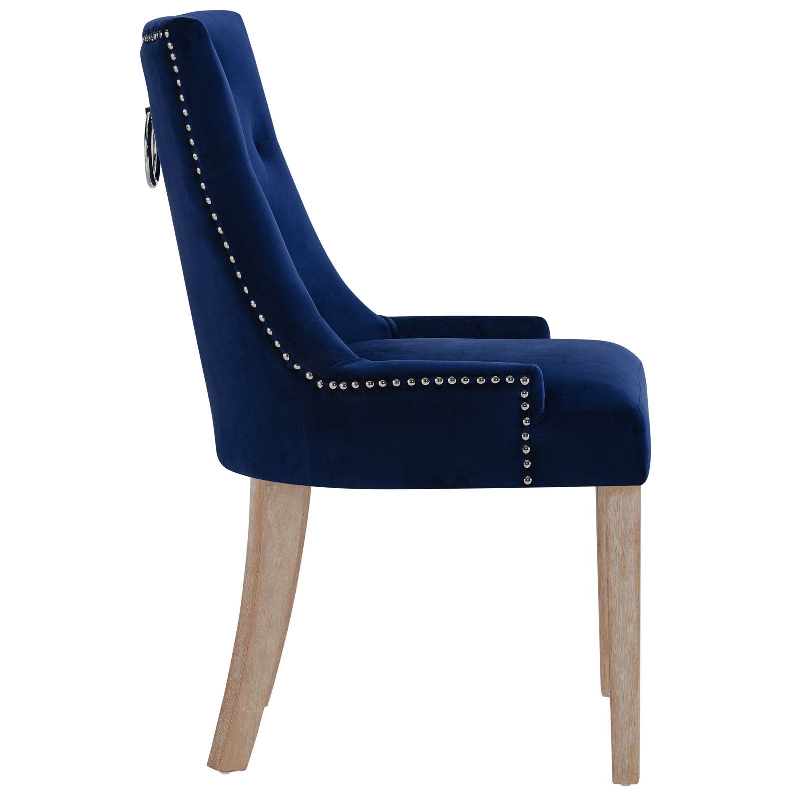 Pose Dining Chair Performance Velvet Set of 4 by Modway