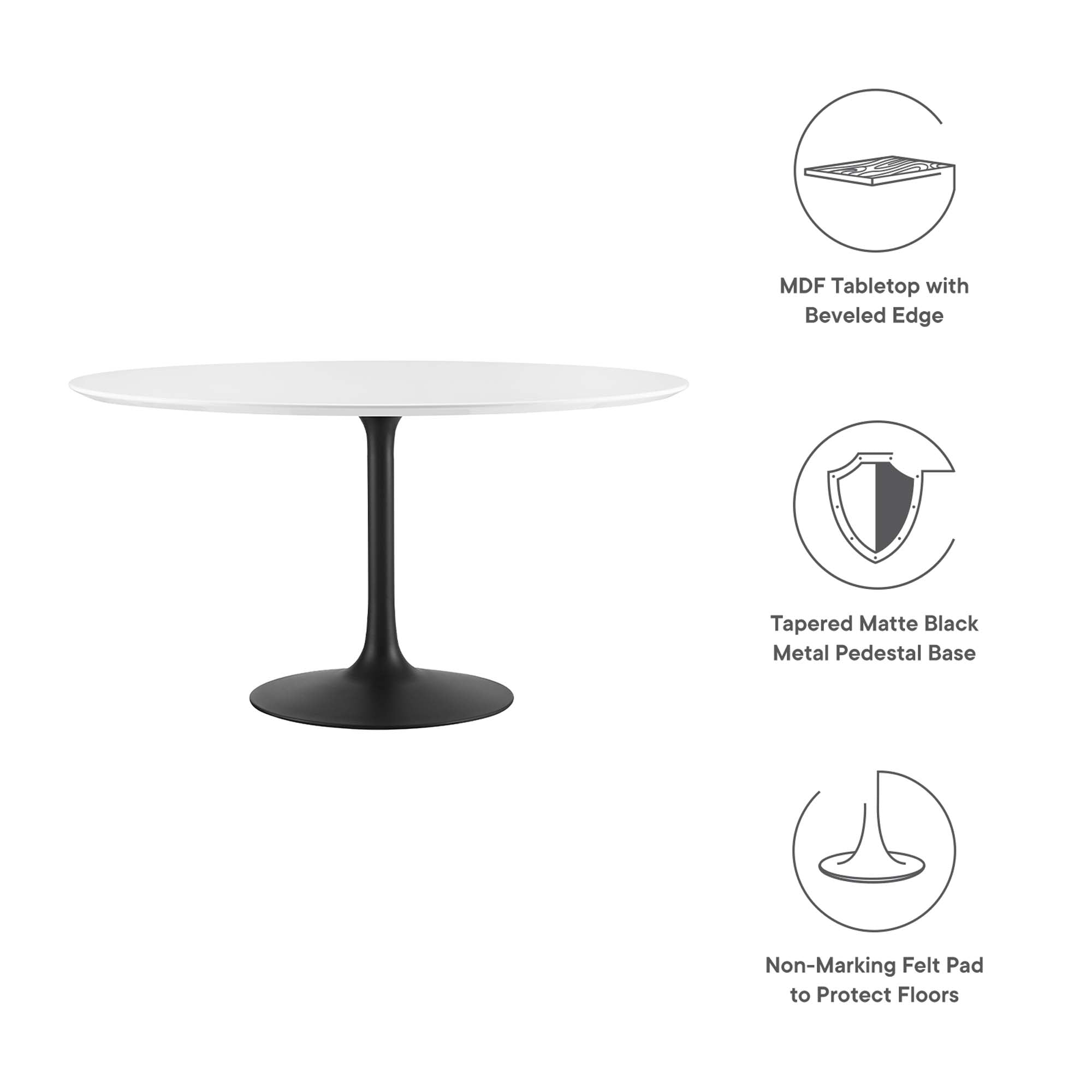 Lippa Round 54" Dining Table by Modway