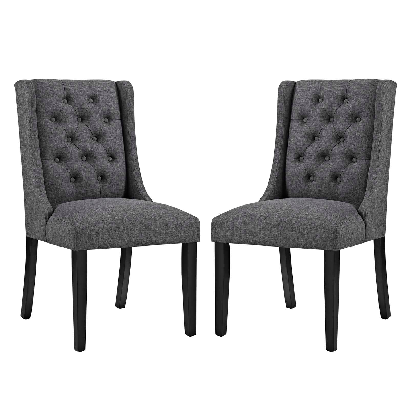 Baronet Dining Chair Fabric Set of 2 by Modway