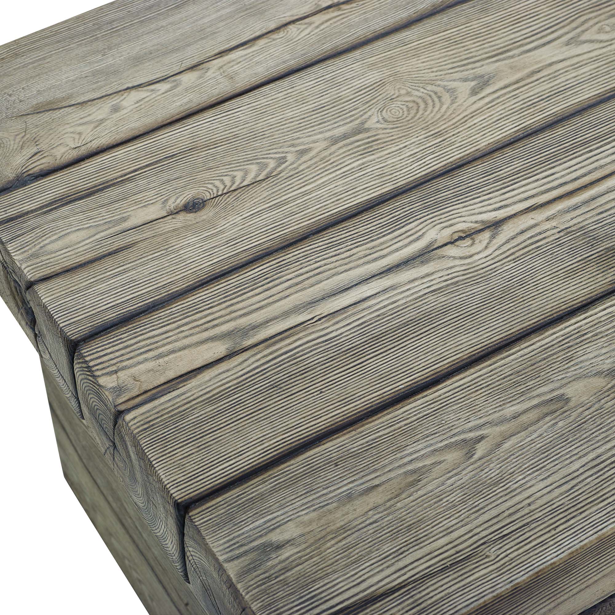 Manteo Rustic Coastal Outdoor Patio Side Table by Modway