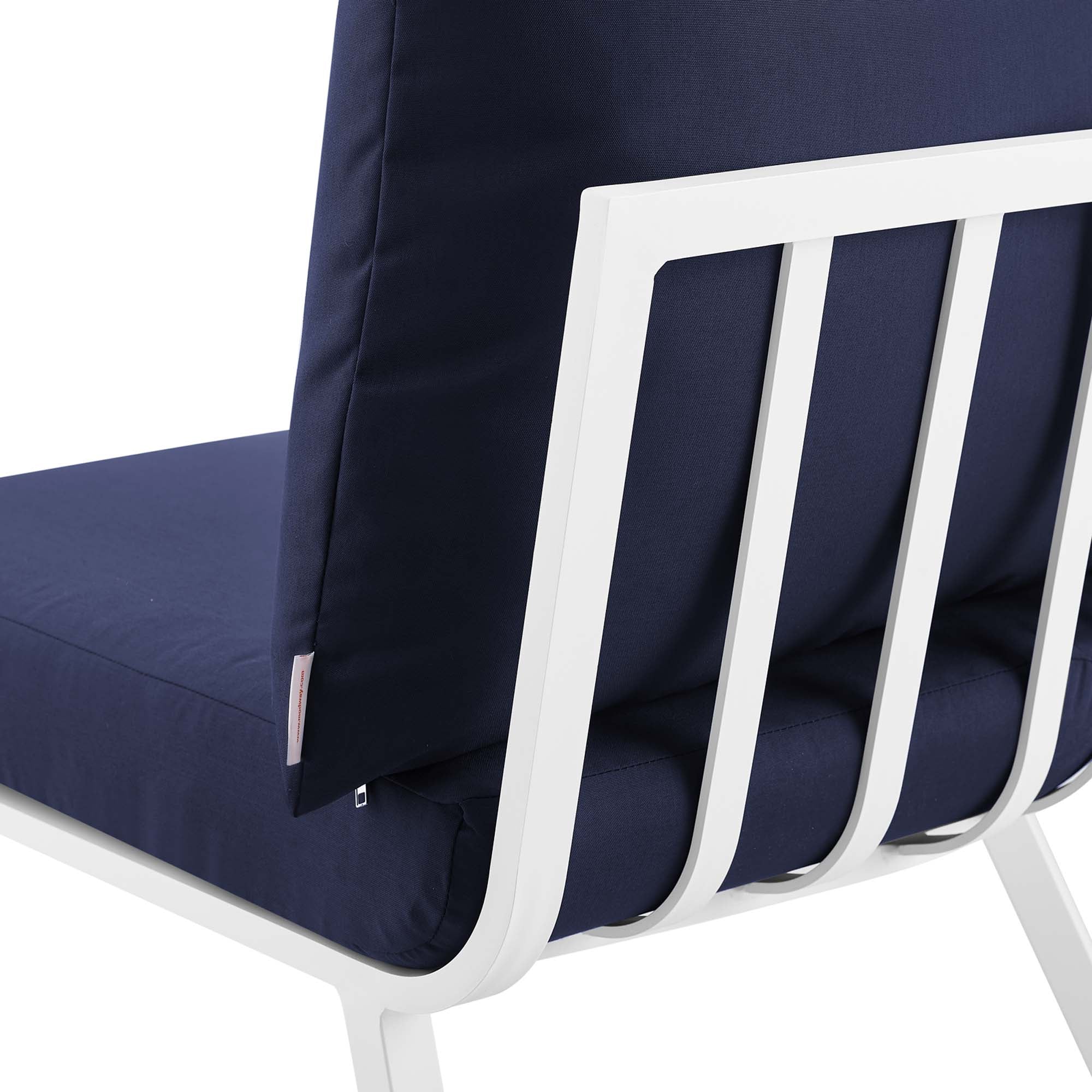 Riverside Outdoor Patio Aluminum Corner Chair by Modway