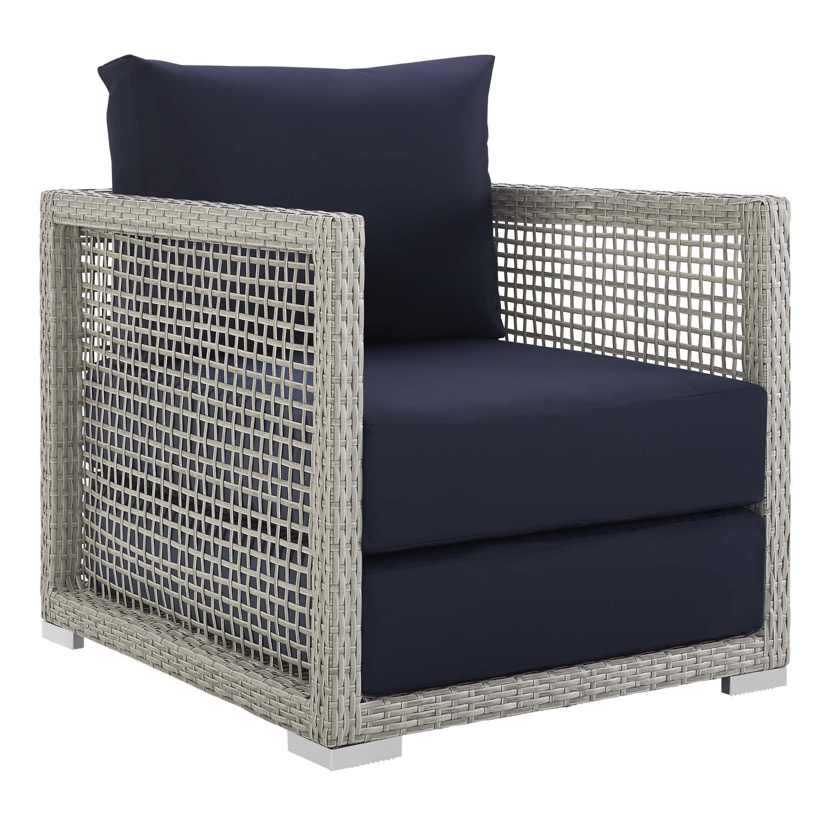 Aura 4 Piece Outdoor Patio Wicker Rattan Set by Modway