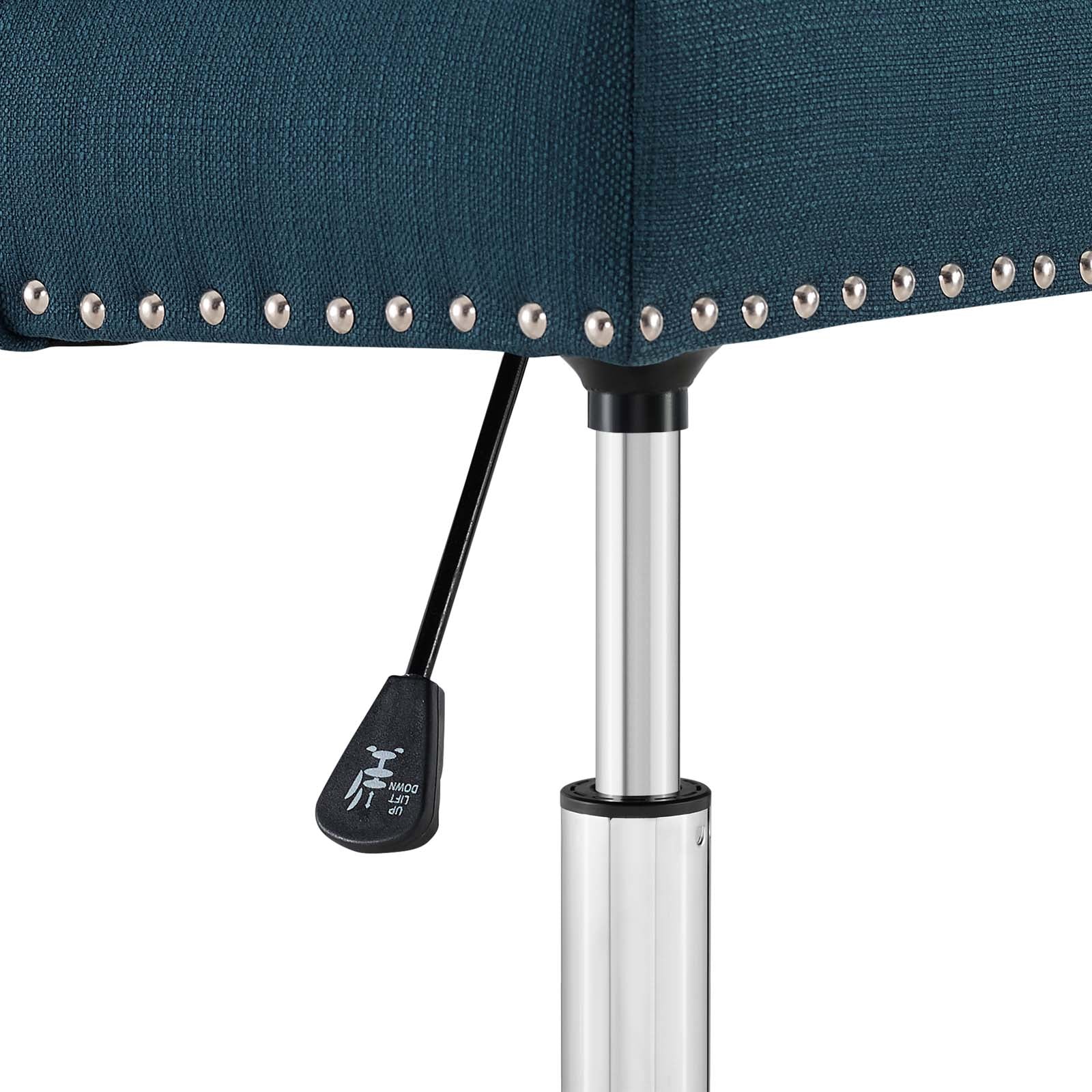 Regent Tufted Button Swivel Upholstered Fabric Office Chair by Modway
