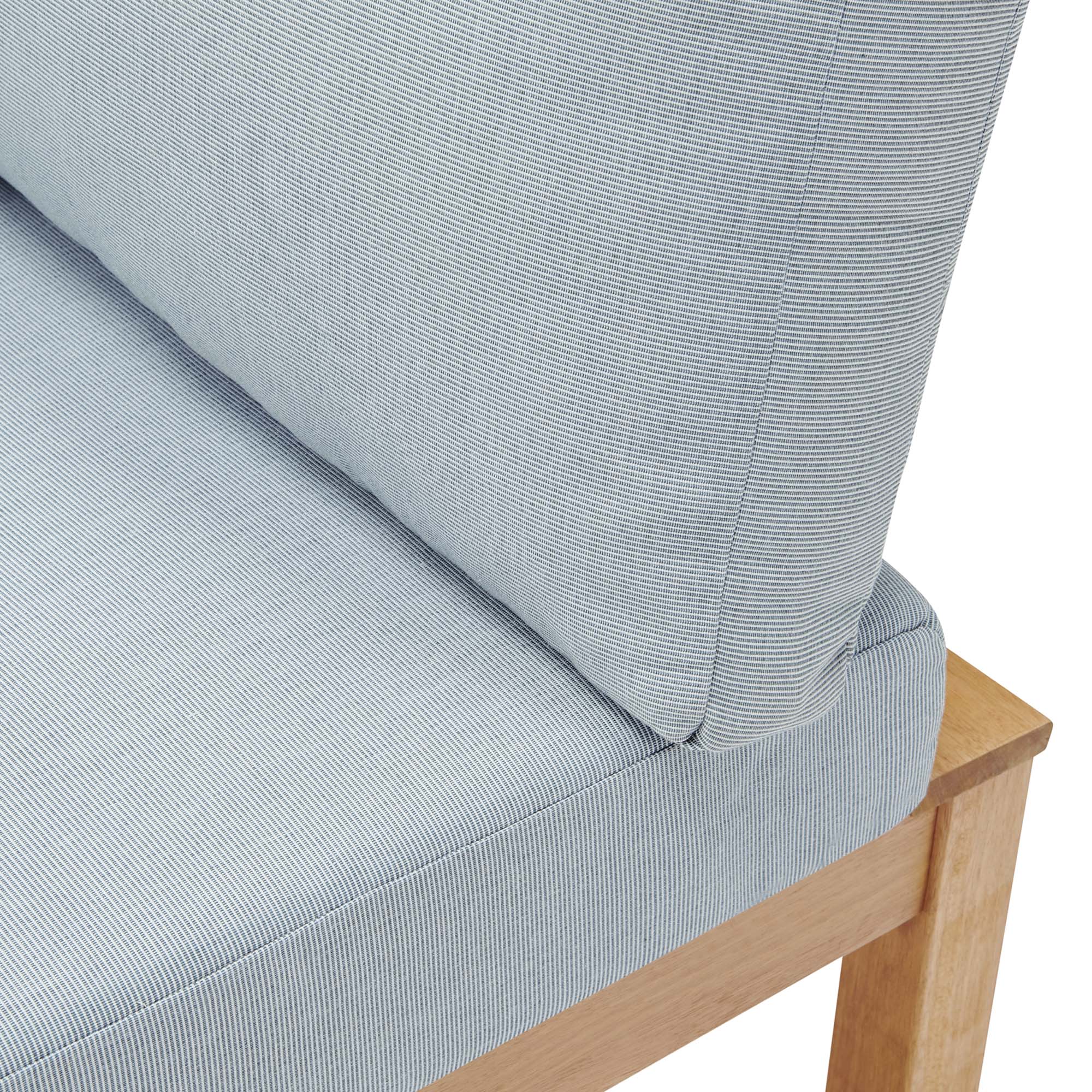 Freeport Karri Wood Sectional Sofa Outdoor Patio Corner Chair by Modway