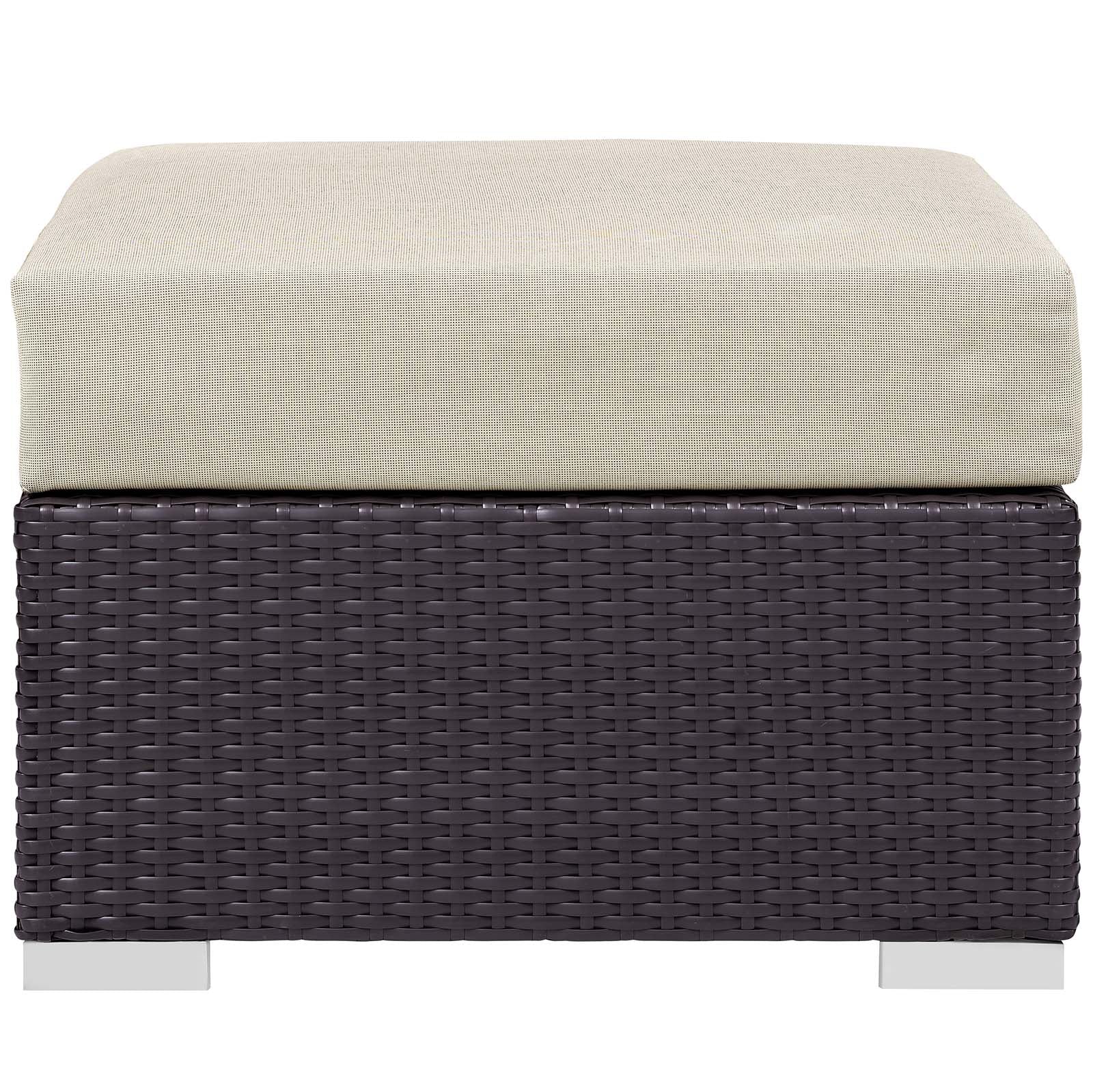 Convene 5 Piece Set Outdoor Patio with Fire Pit by Modway