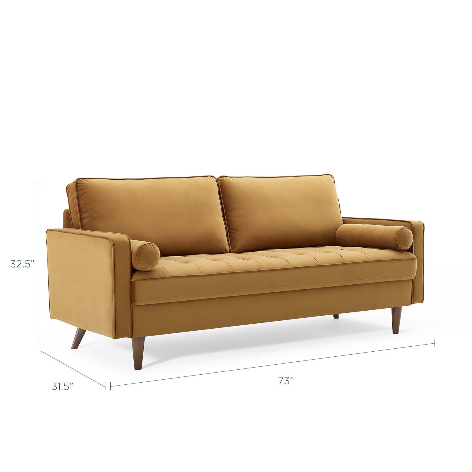 Valour Performance Velvet Sofa by Modway