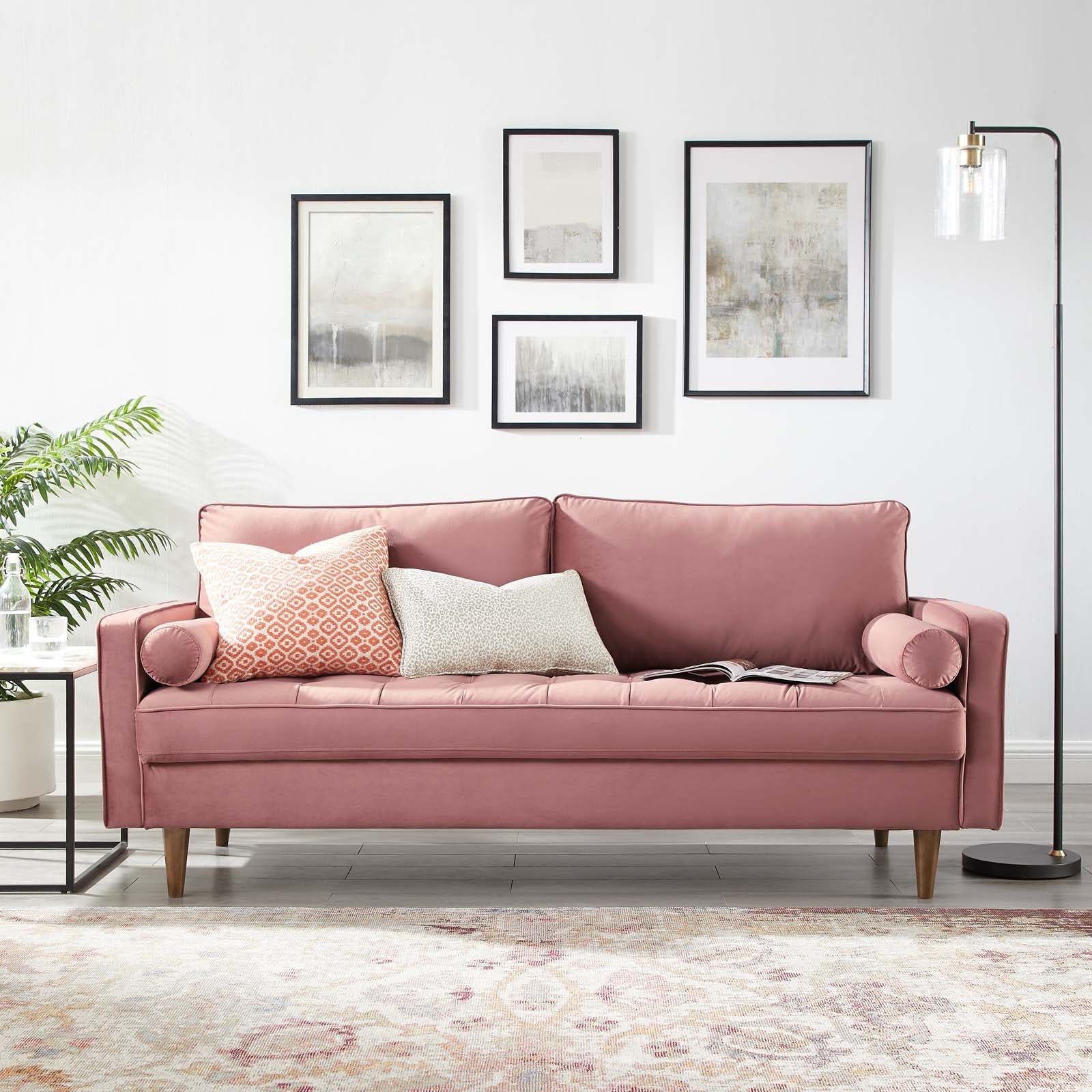 Valour Performance Velvet Sofa by Modway