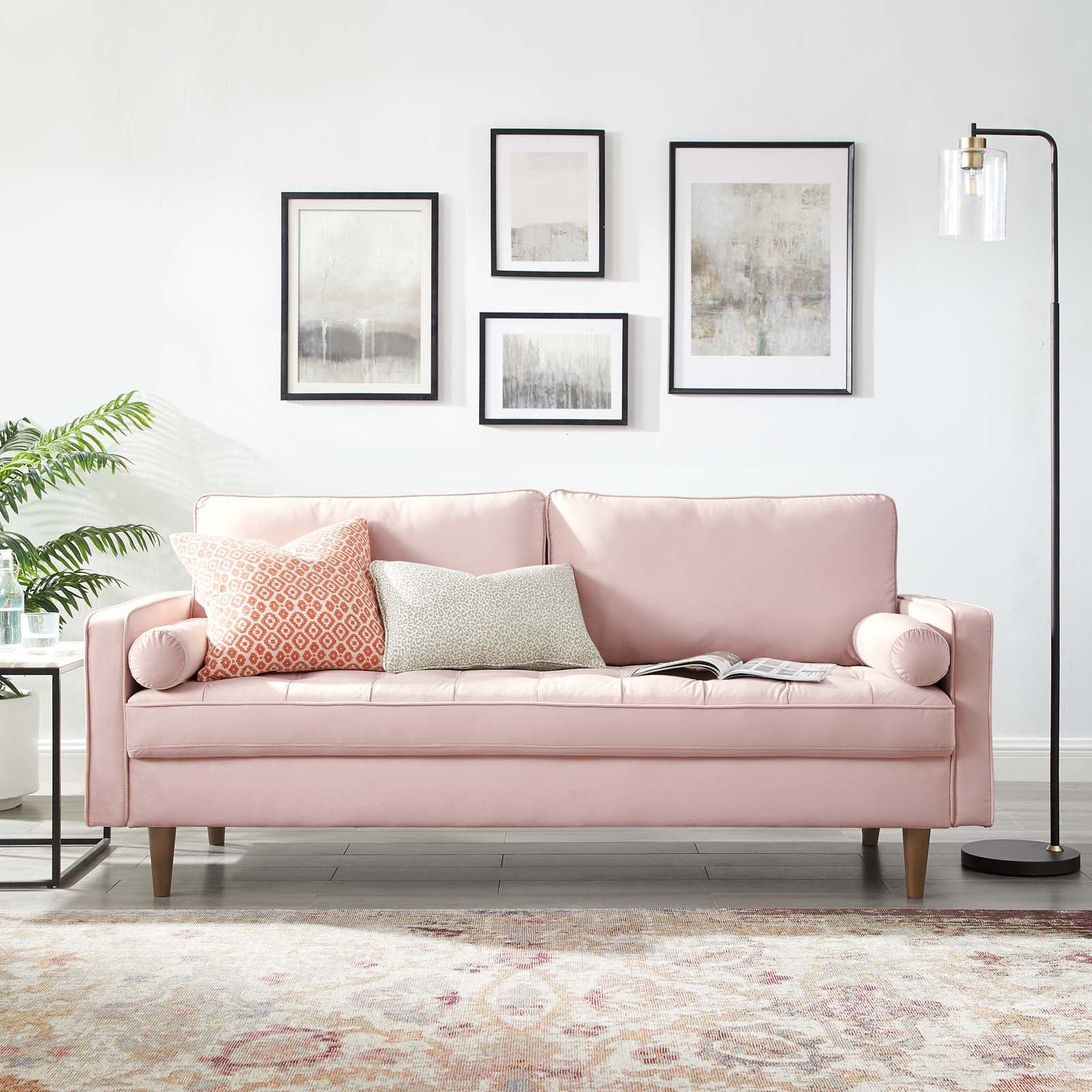 Valour Performance Velvet Sofa by Modway