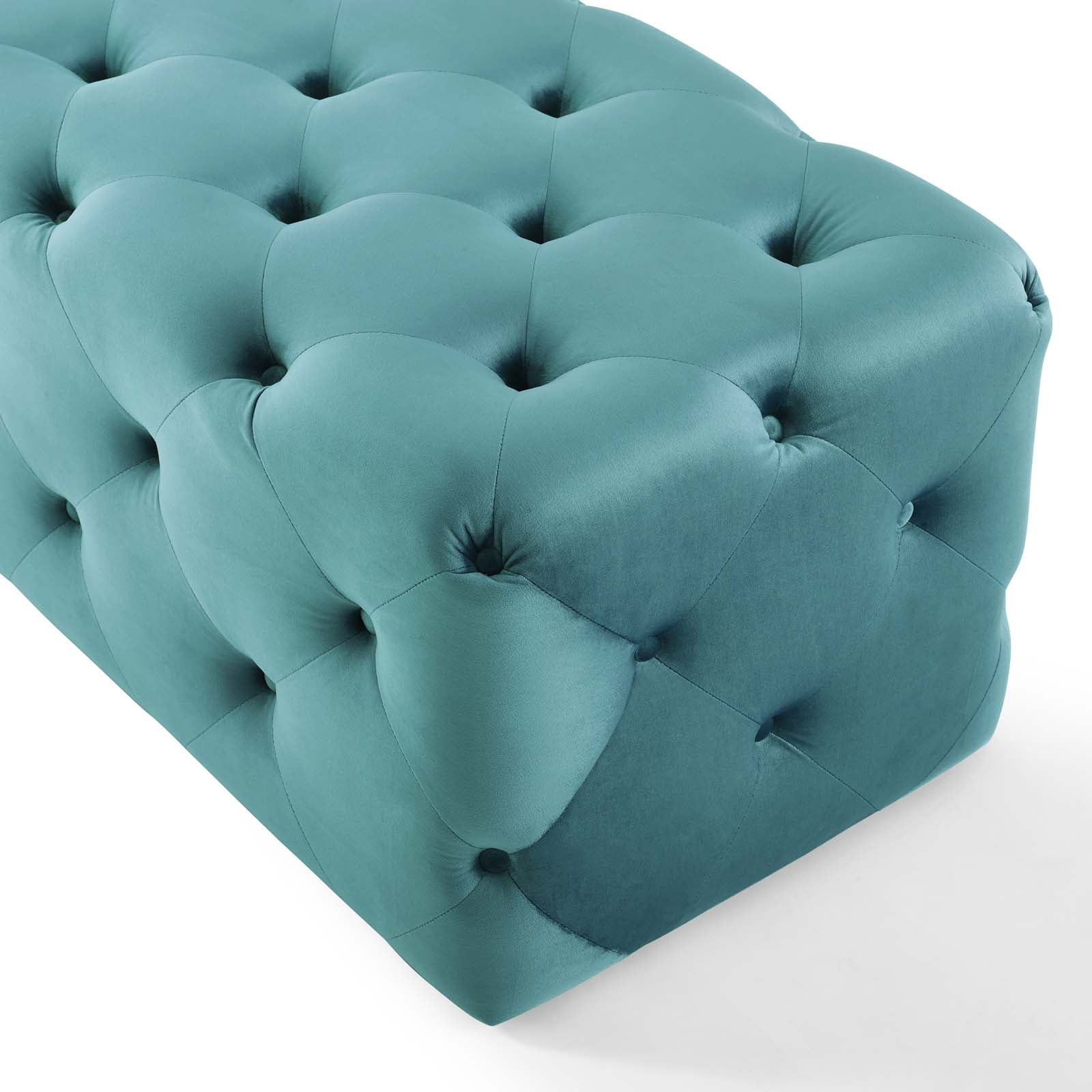 Amour 60" Tufted Button Entryway Performance Velvet Bench by Modway