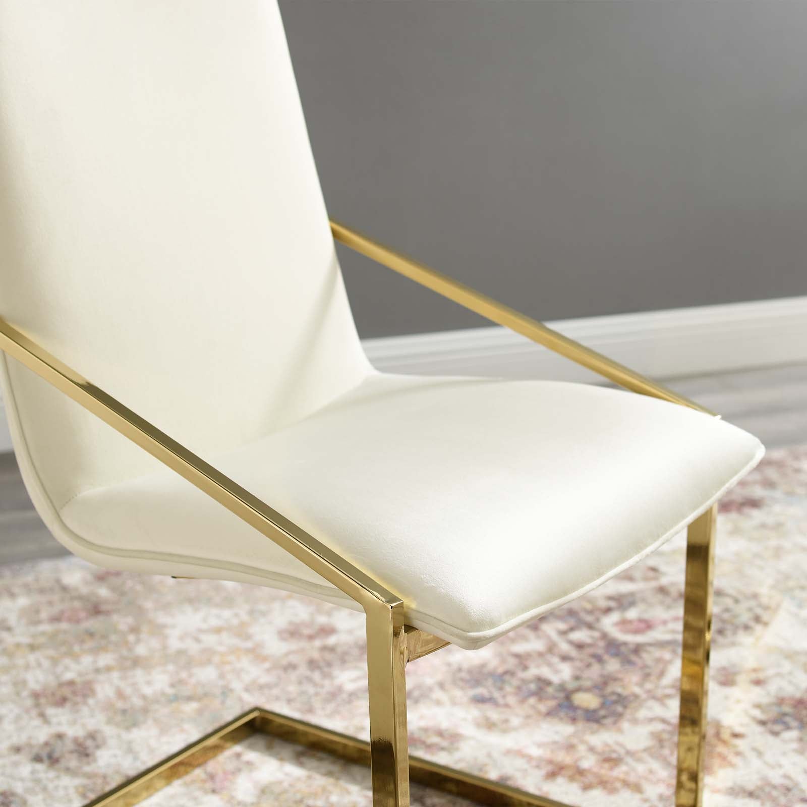 Pitch Performance Velvet Dining Armchair by Modway