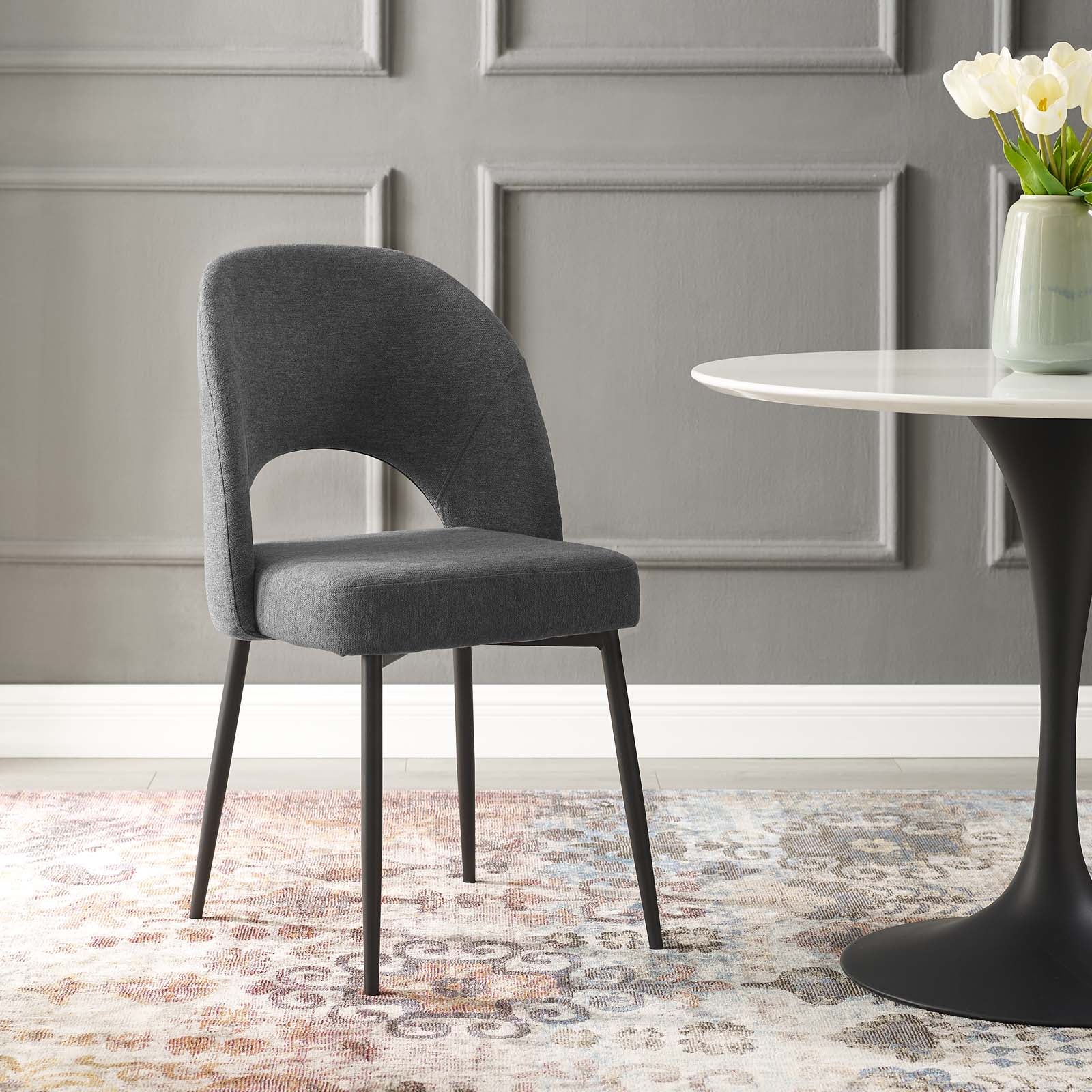 Rouse Upholstered Fabric Dining Side Chair by Modway