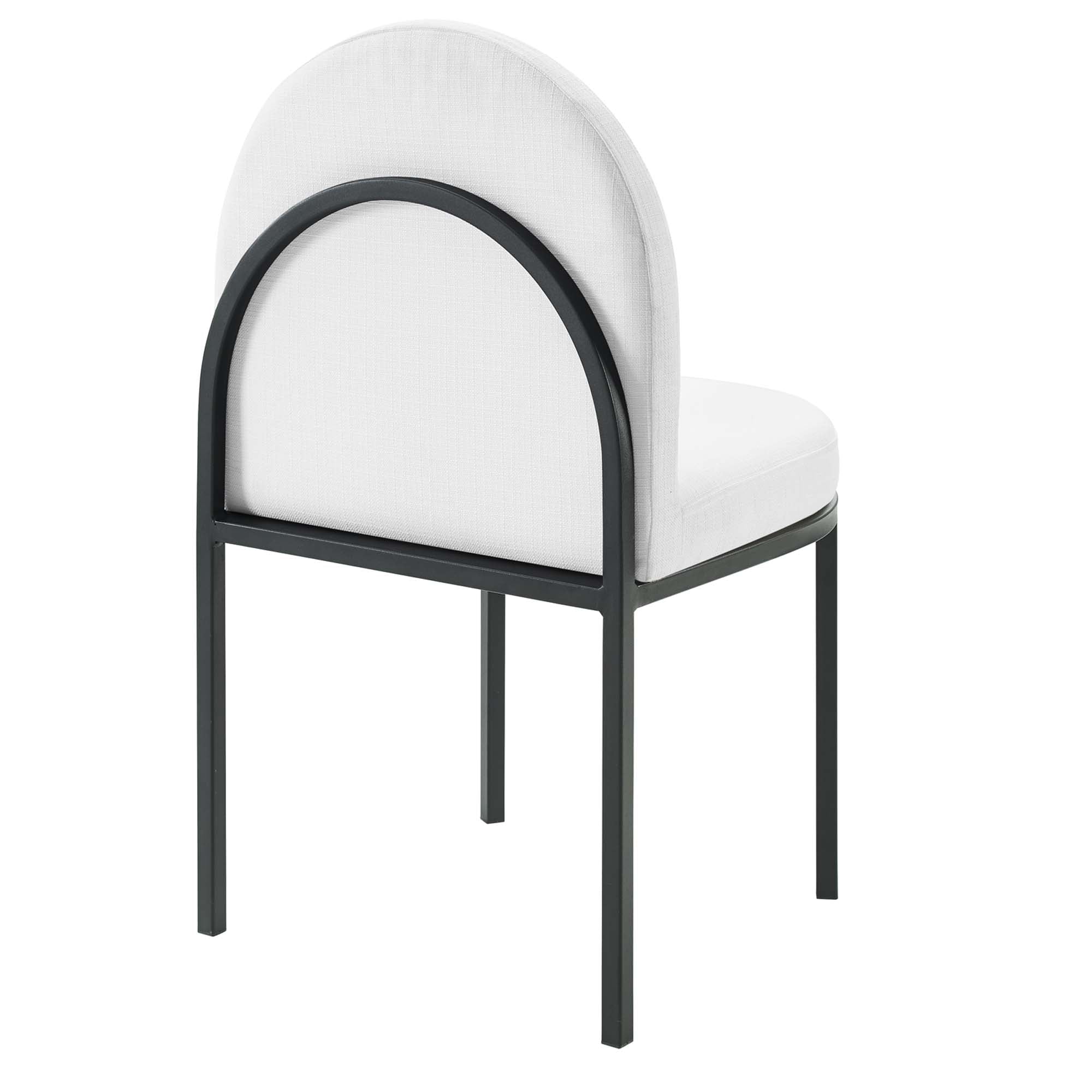 Isla Channel Tufted Upholstered Fabric Dining Side Chair by Modway