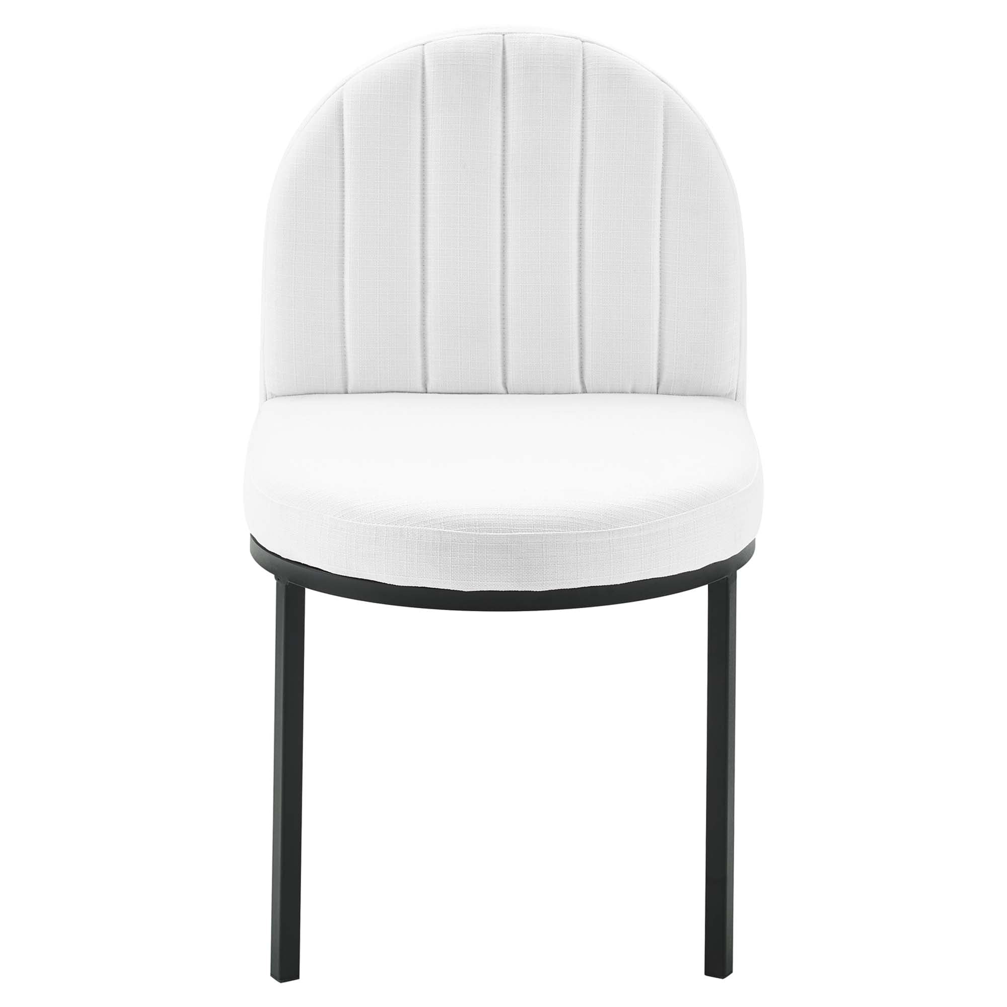 Isla Channel Tufted Upholstered Fabric Dining Side Chair by Modway