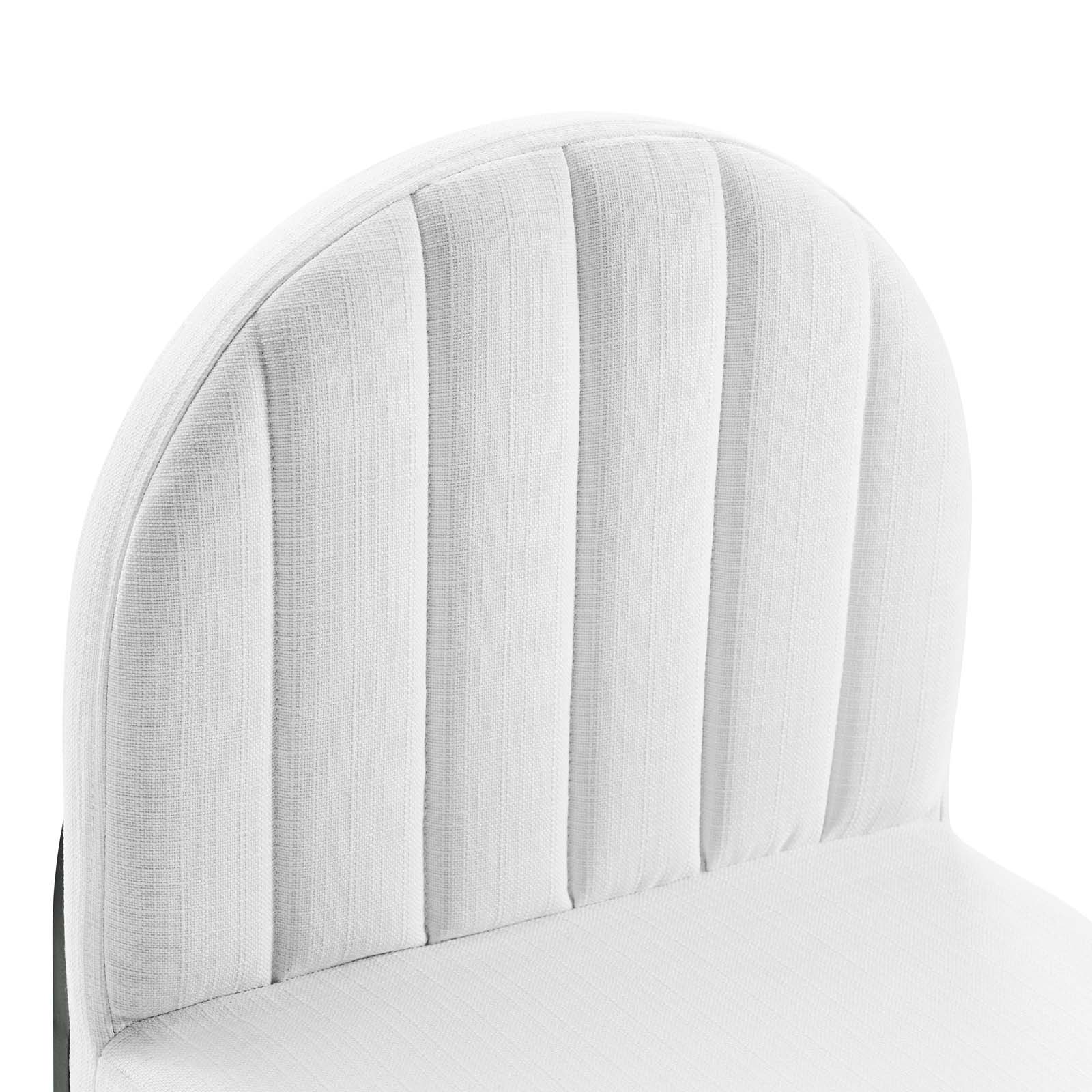 Isla Channel Tufted Upholstered Fabric Dining Side Chair by Modway