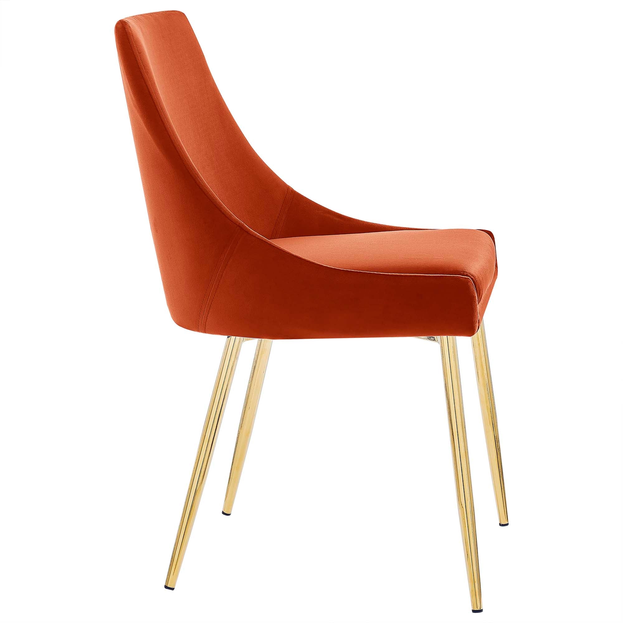 Viscount Performance Velvet Dining Chairs - Set of 2 by Modway