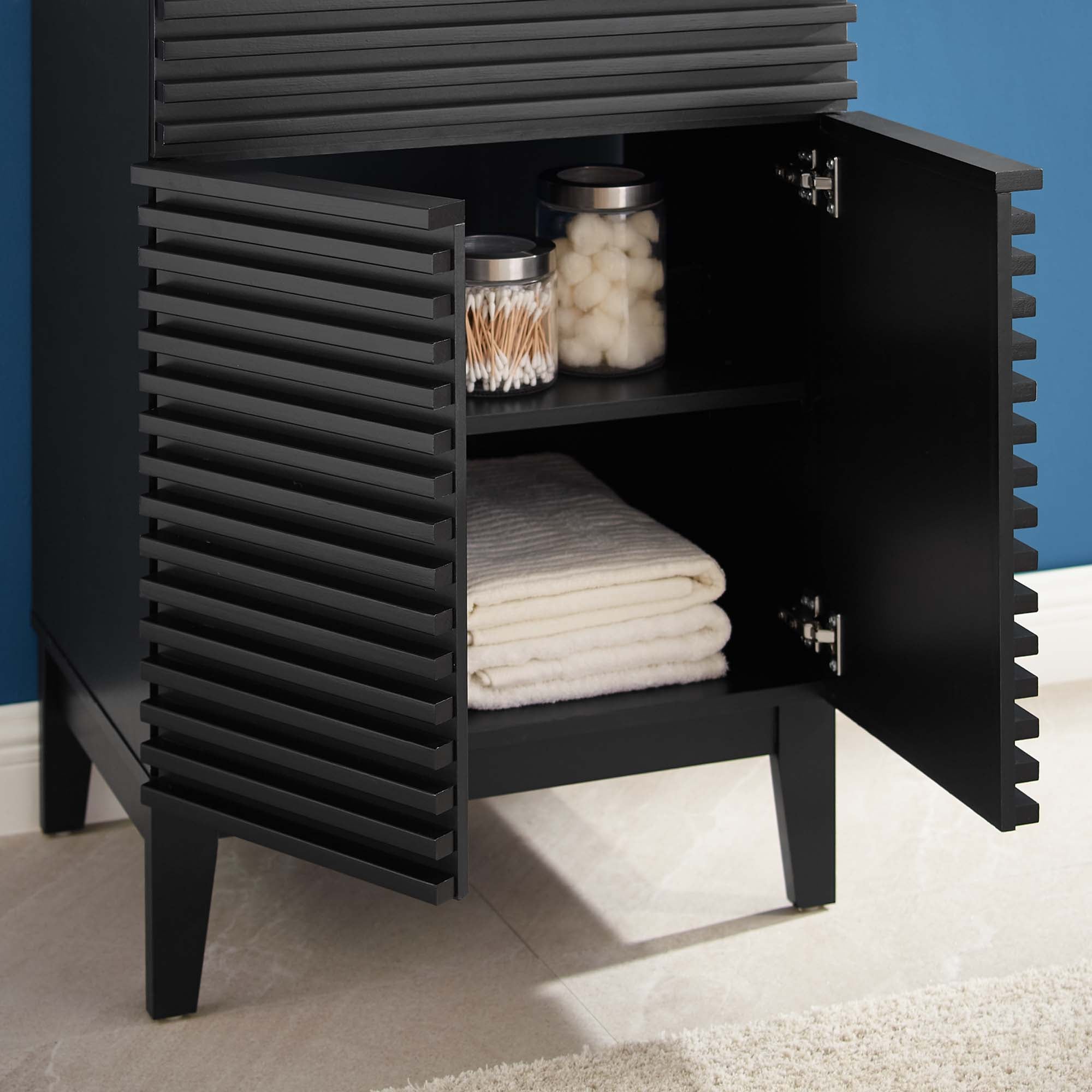 Render 18" and 24" Bathroom Vanities with White Basin Included by Modway