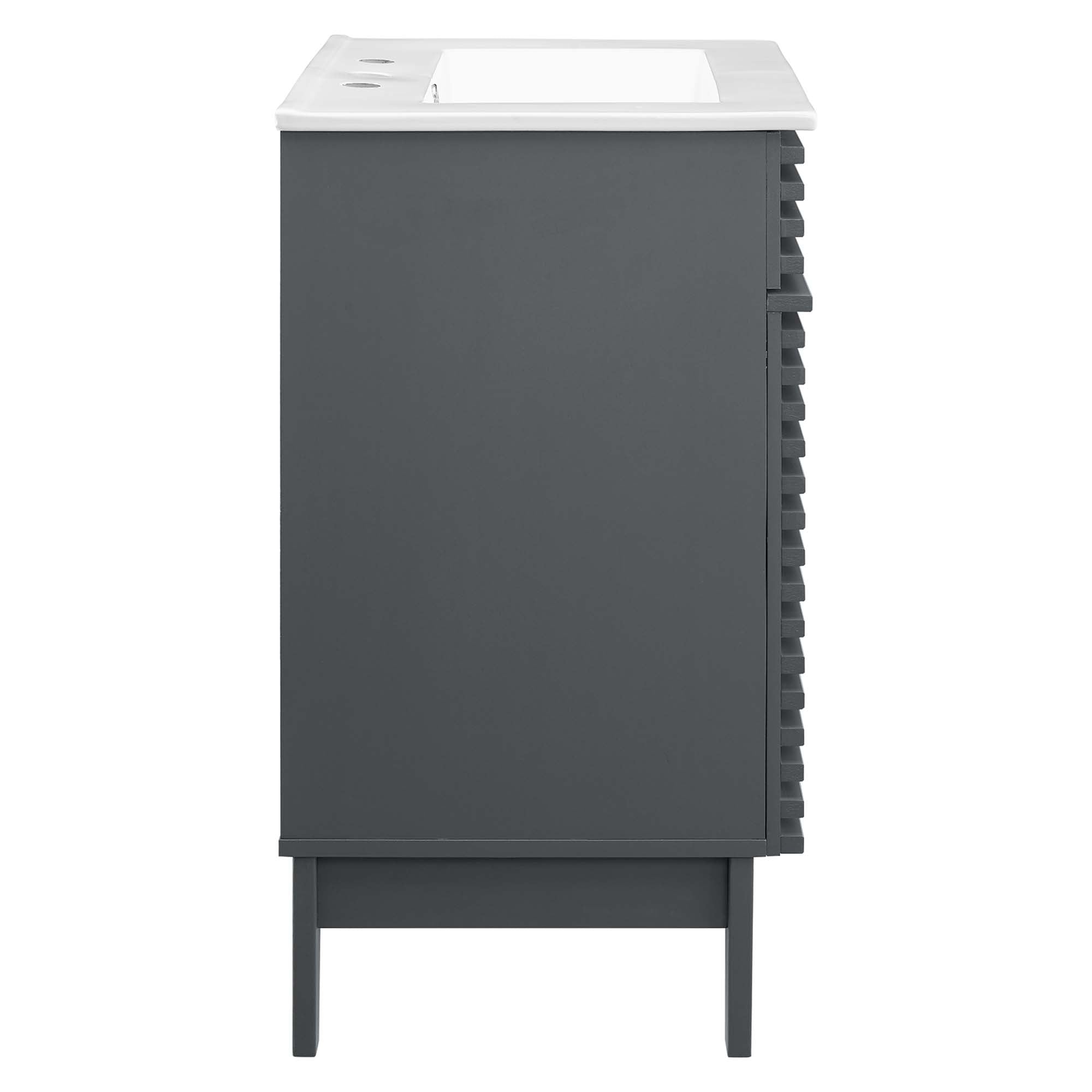 Render 18" and 24" Bathroom Vanities with White Basin Included by Modway