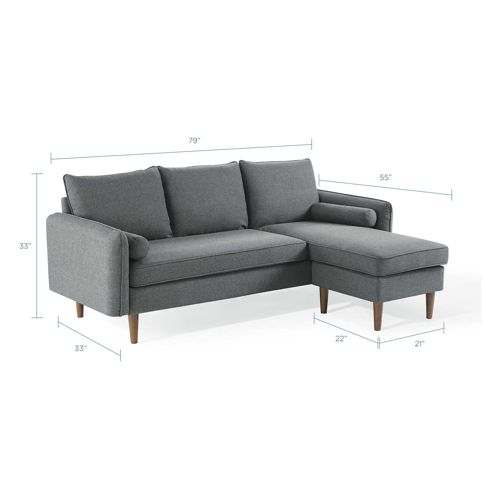 Revive Upholstered Right or Left Sectional Sofa by Modway