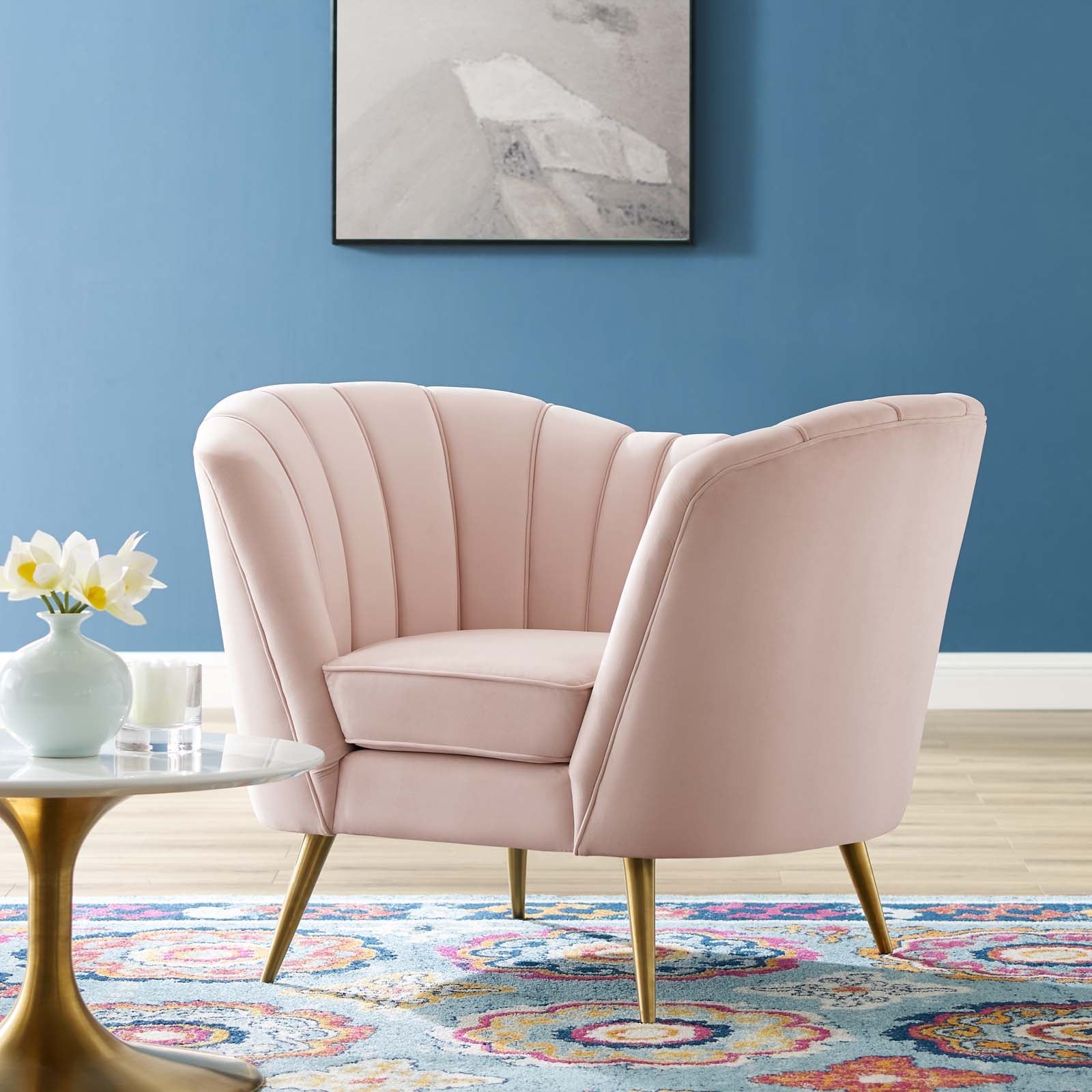 Opportunity Performance Velvet Armchair by Modway