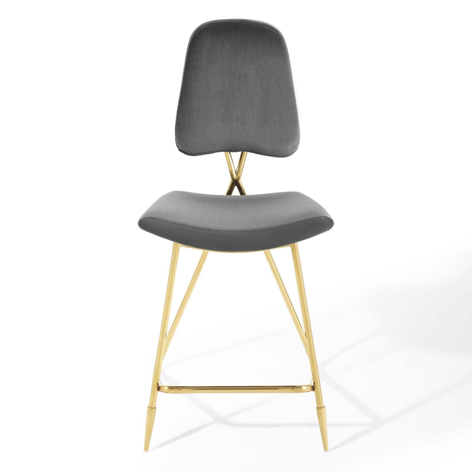 Ponder Performance Velvet Counter Stool by Modway
