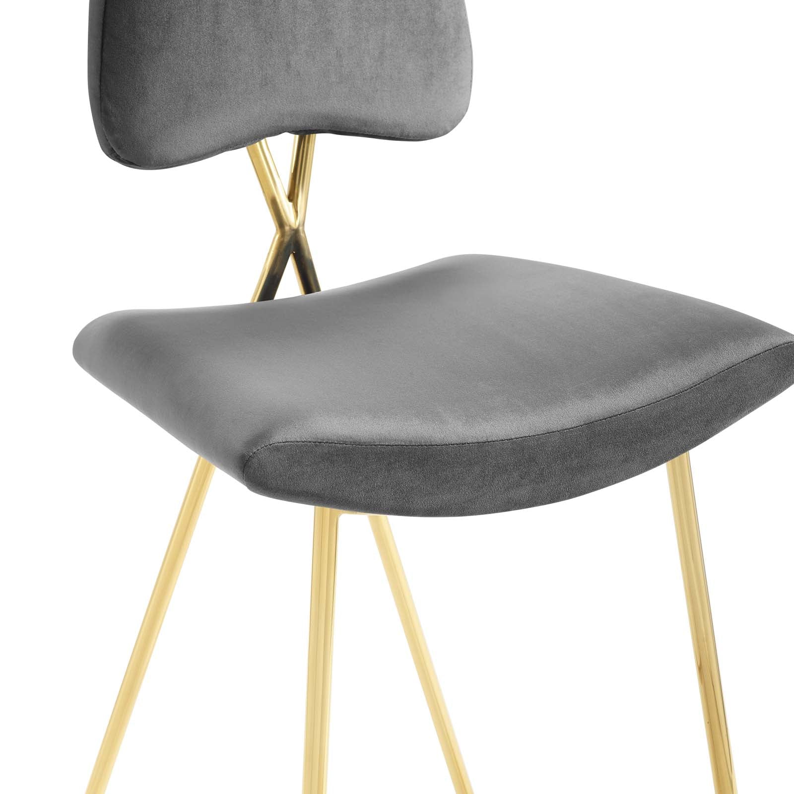 Ponder Performance Velvet Counter Stool by Modway