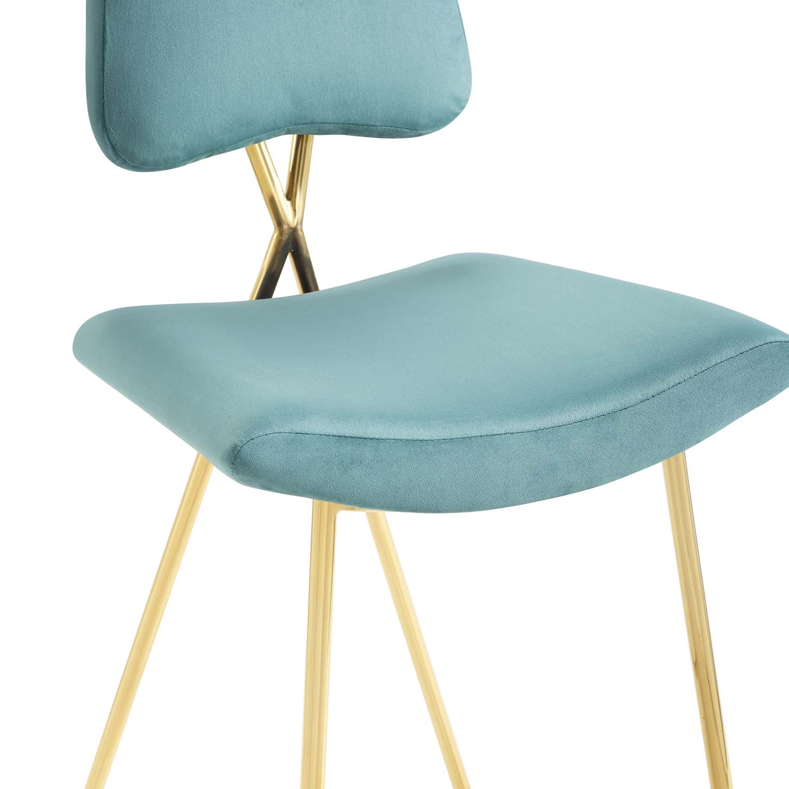 Ponder Performance Velvet Counter Stool by Modway