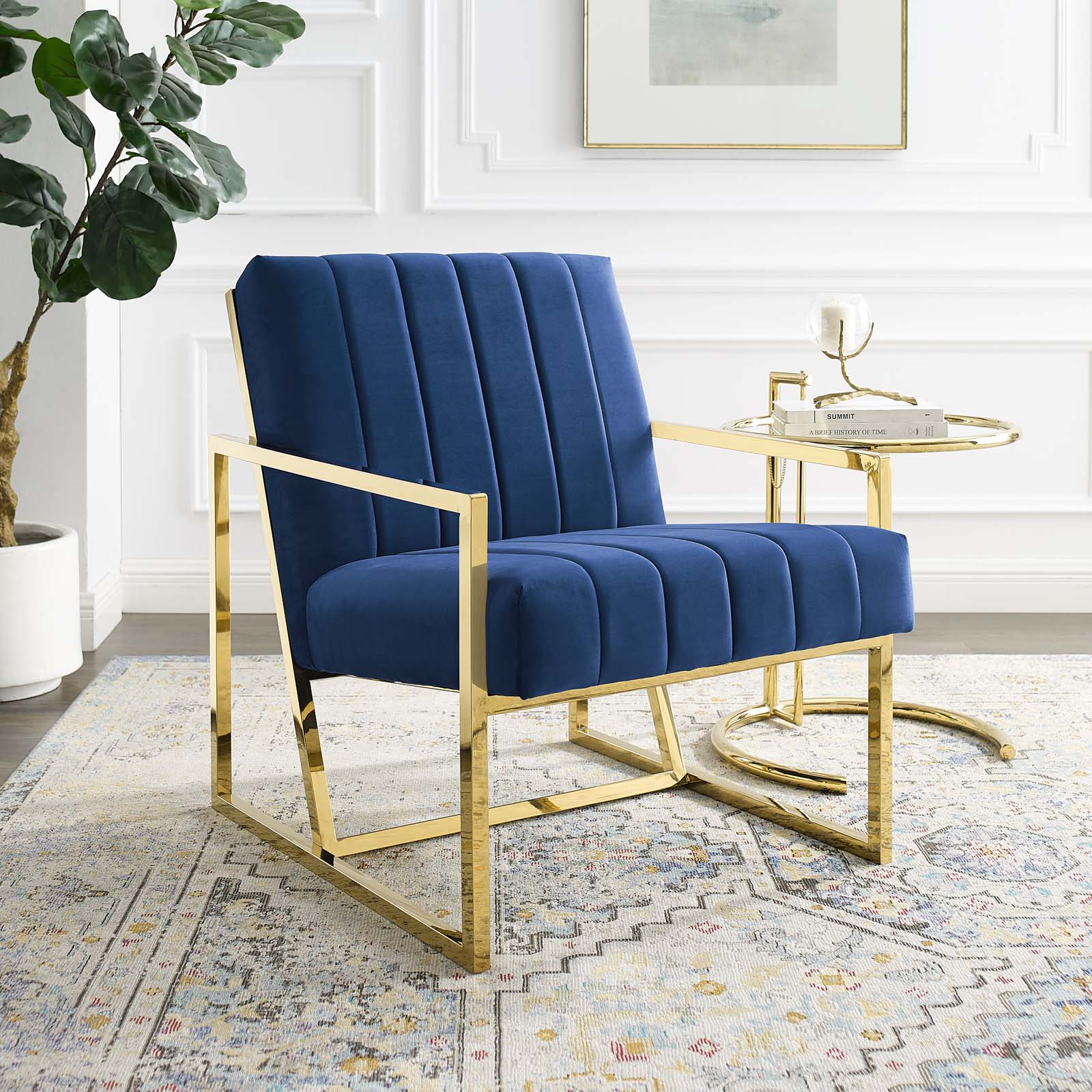 Inspire Channel Tufted Performance Velvet Armchair by Modway