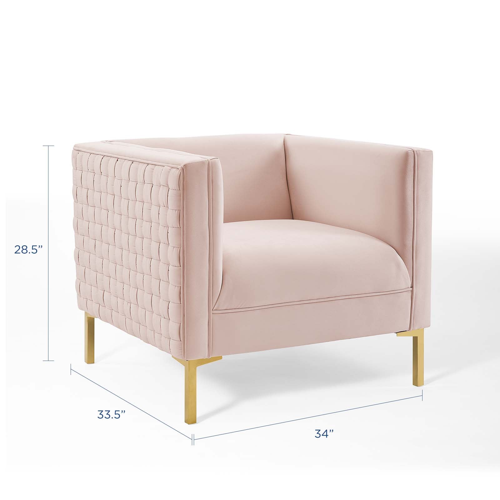 Resonate Performance Velvet Armchair by Modway
