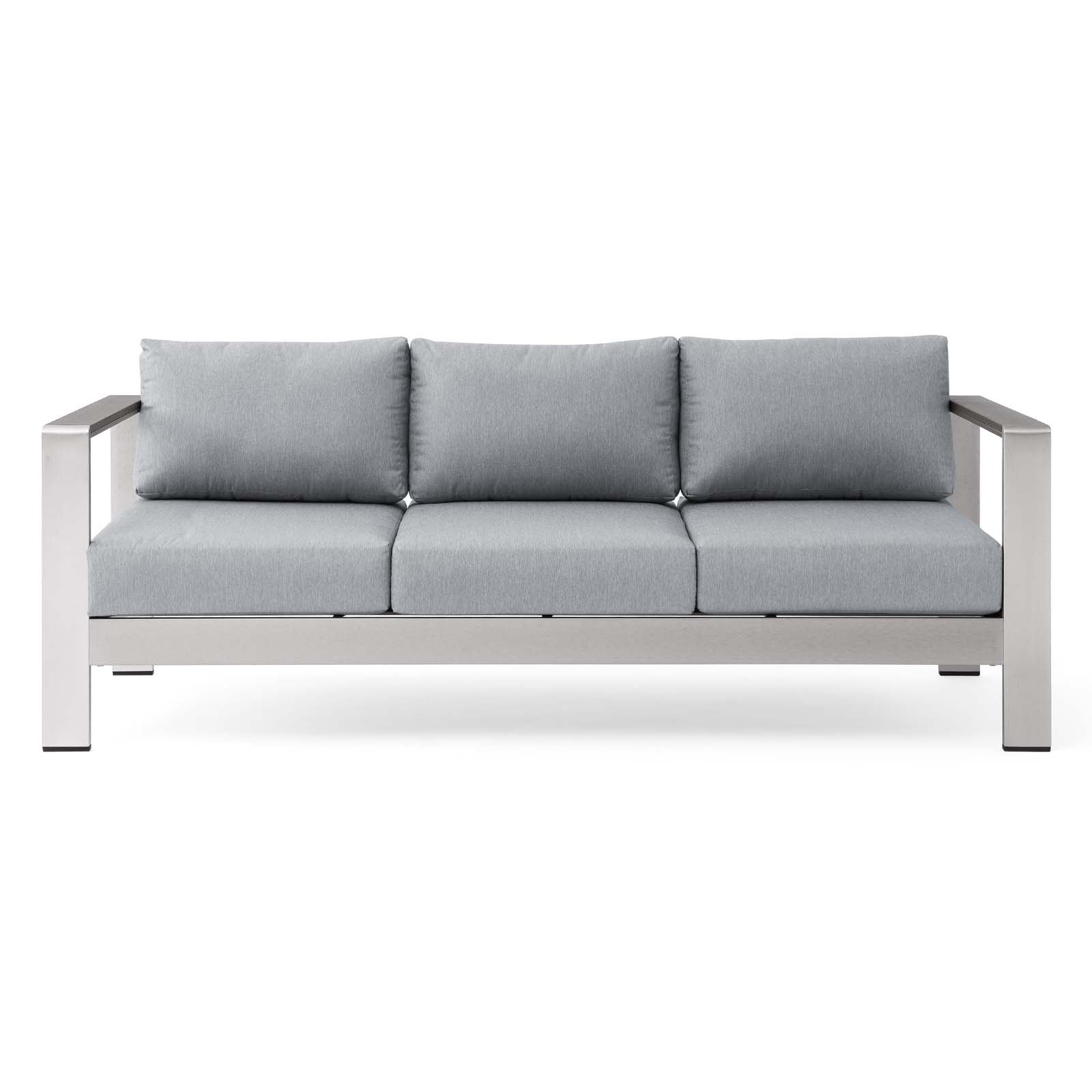 Shore Outdoor Patio Aluminum Sofa by Modway