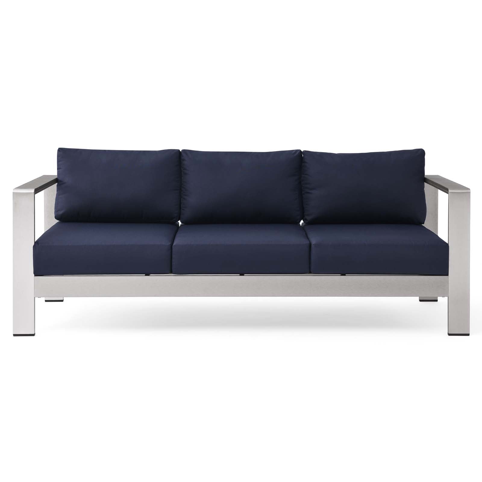 Shore Outdoor Patio Aluminum Sofa by Modway