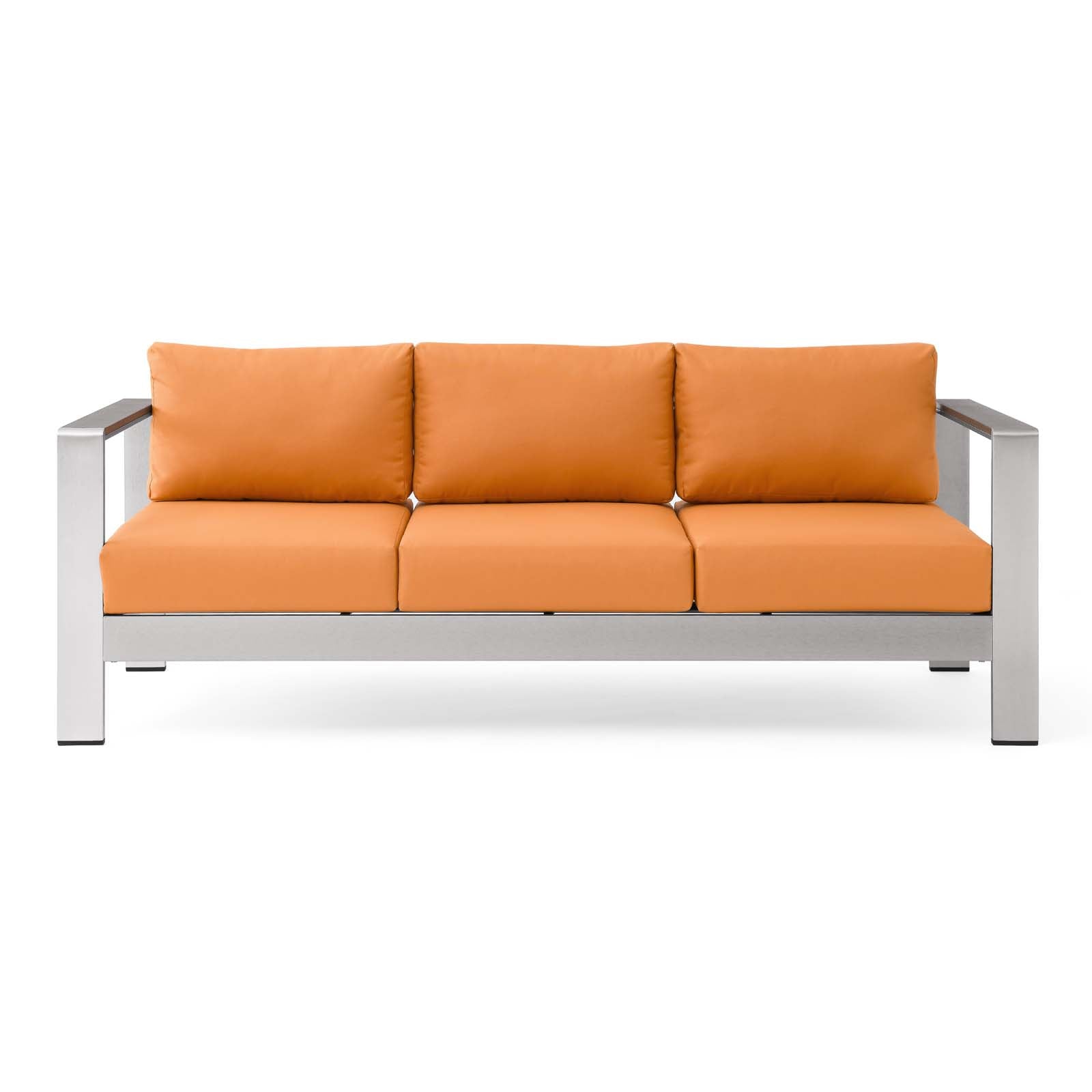 Shore Outdoor Patio Aluminum Sofa by Modway