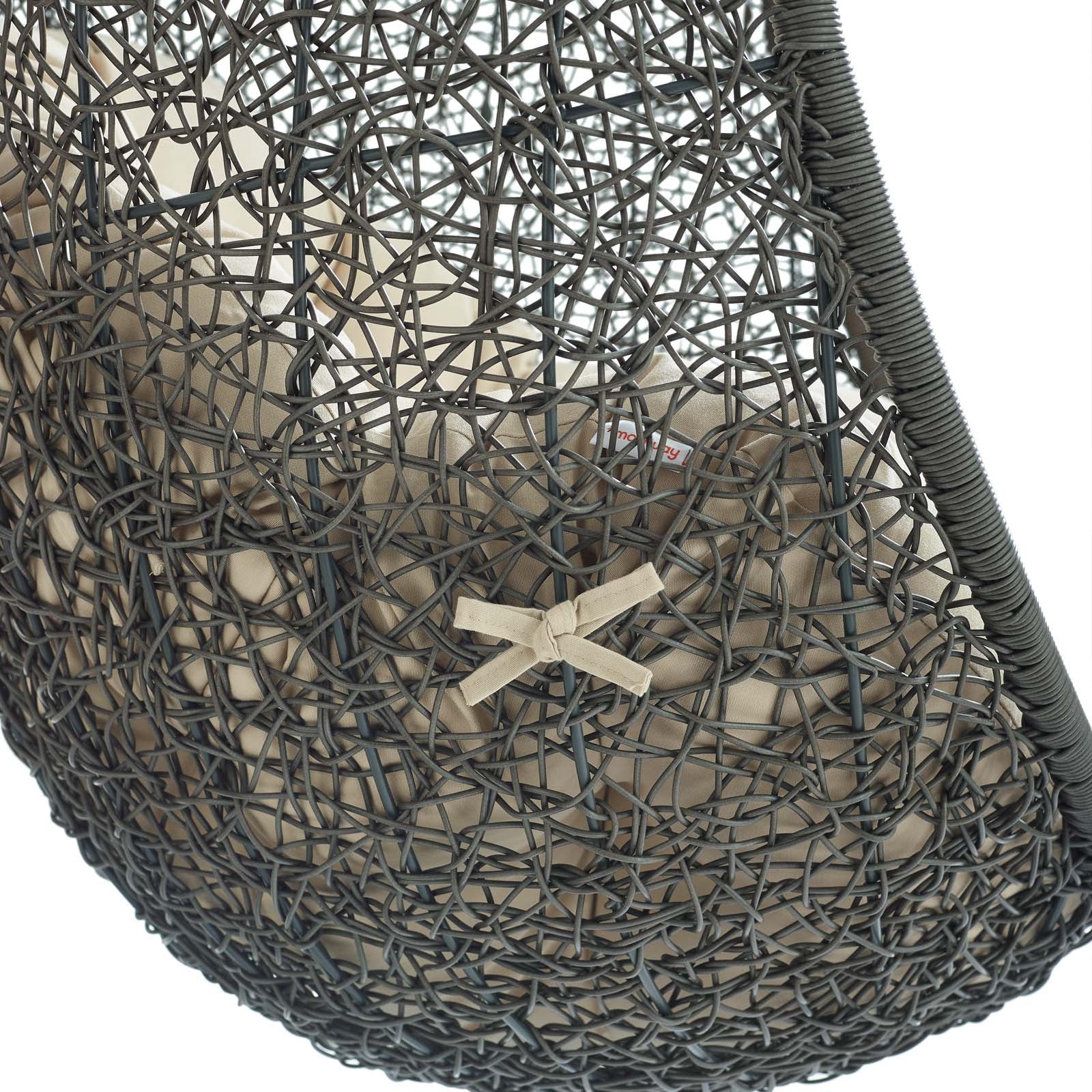 Hide Outdoor Patio Sunbrella® Swing Chair With Stand by Modway