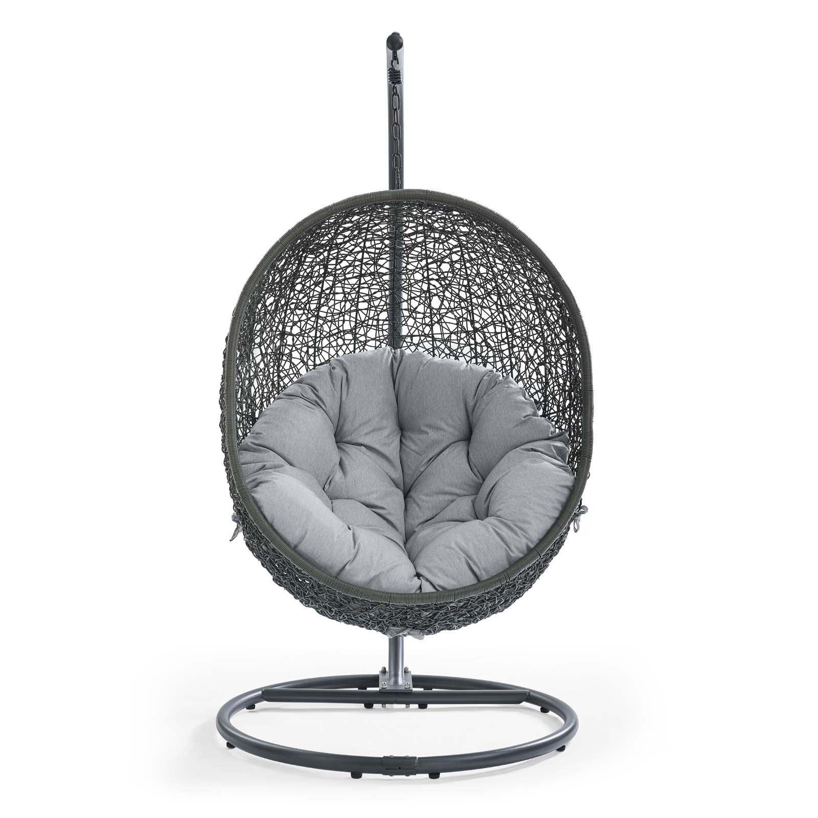 Hide Outdoor Patio Sunbrella® Swing Chair With Stand by Modway