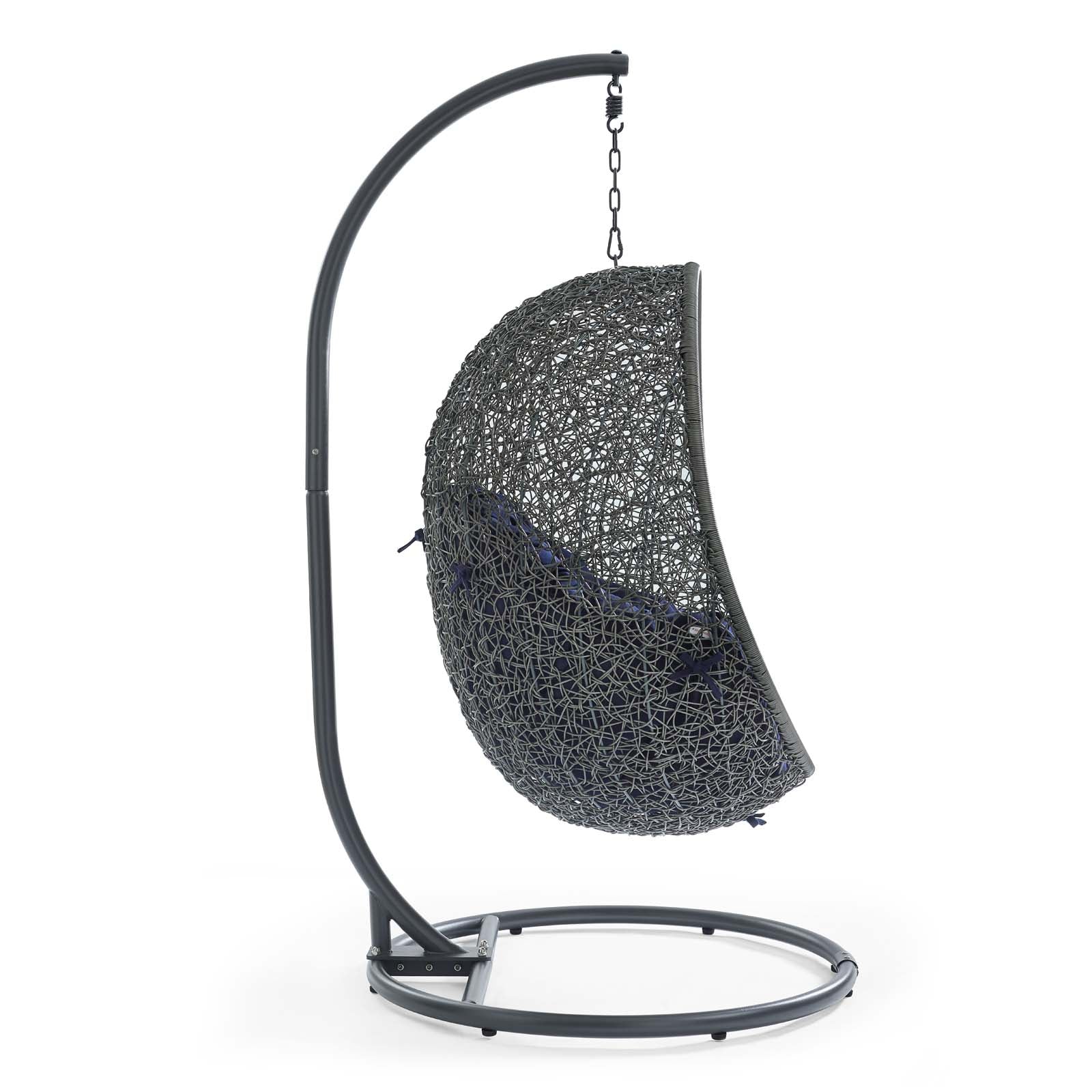 Hide Outdoor Patio Sunbrella® Swing Chair With Stand by Modway
