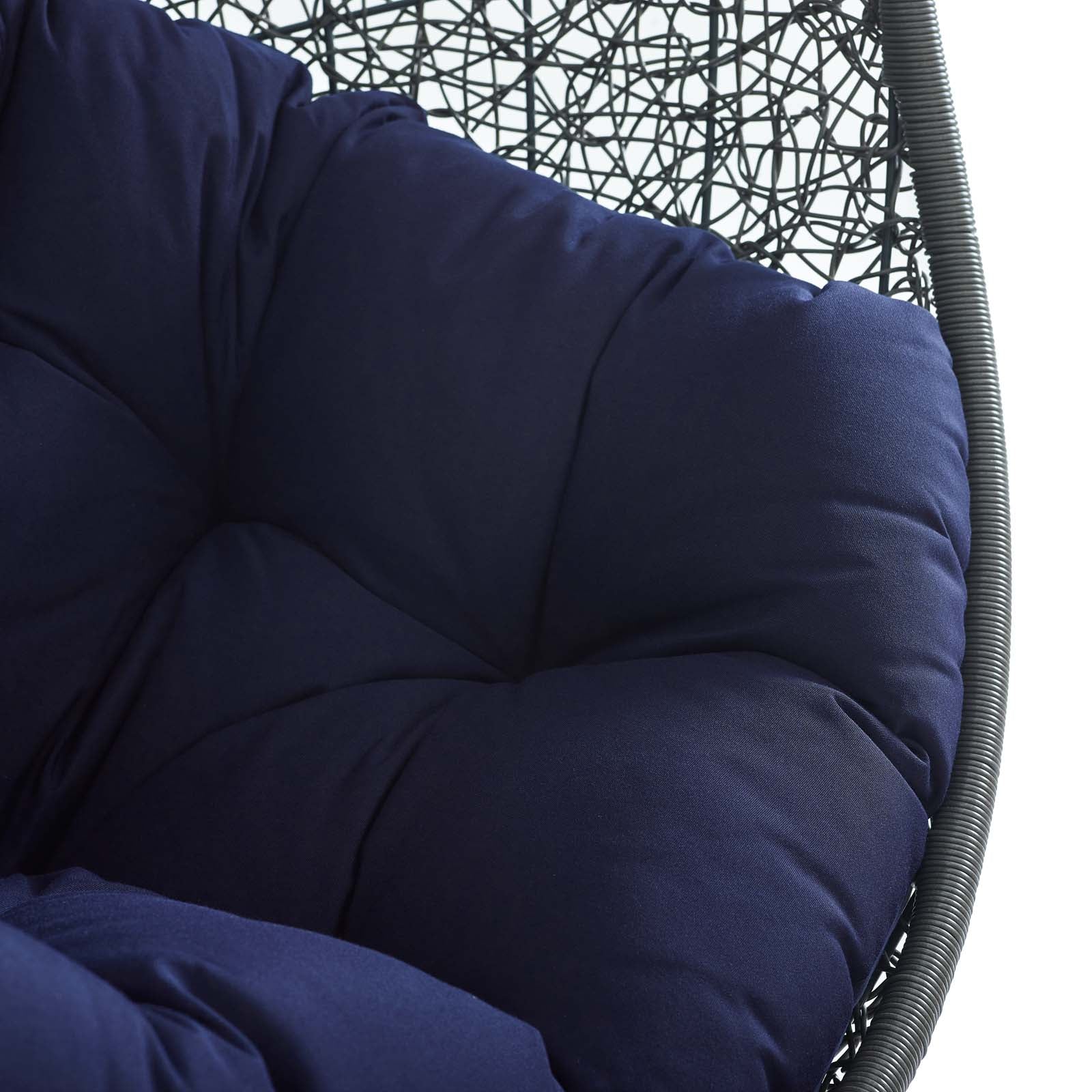 Hide Outdoor Patio Sunbrella® Swing Chair With Stand by Modway