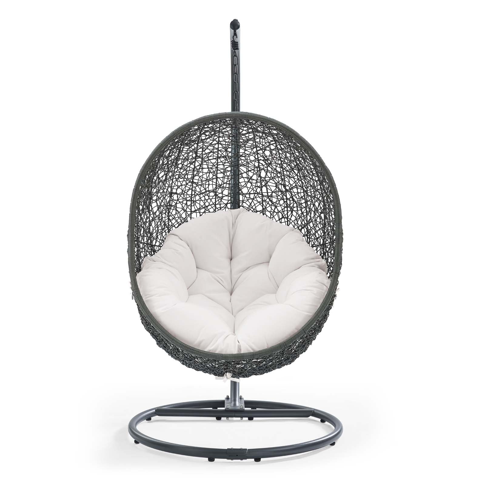 Hide Outdoor Patio Sunbrella® Swing Chair With Stand by Modway