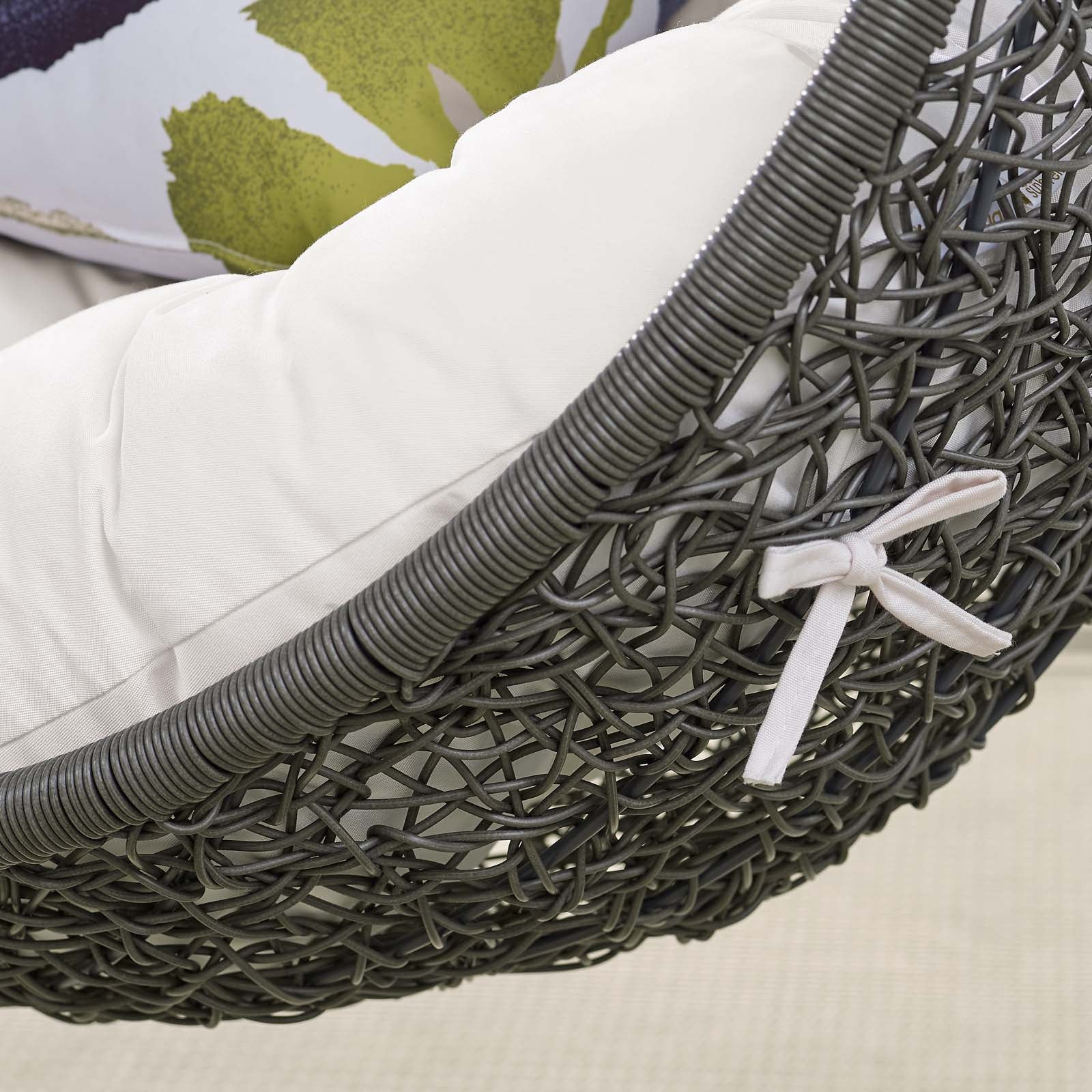 Hide Outdoor Patio Sunbrella® Swing Chair With Stand by Modway