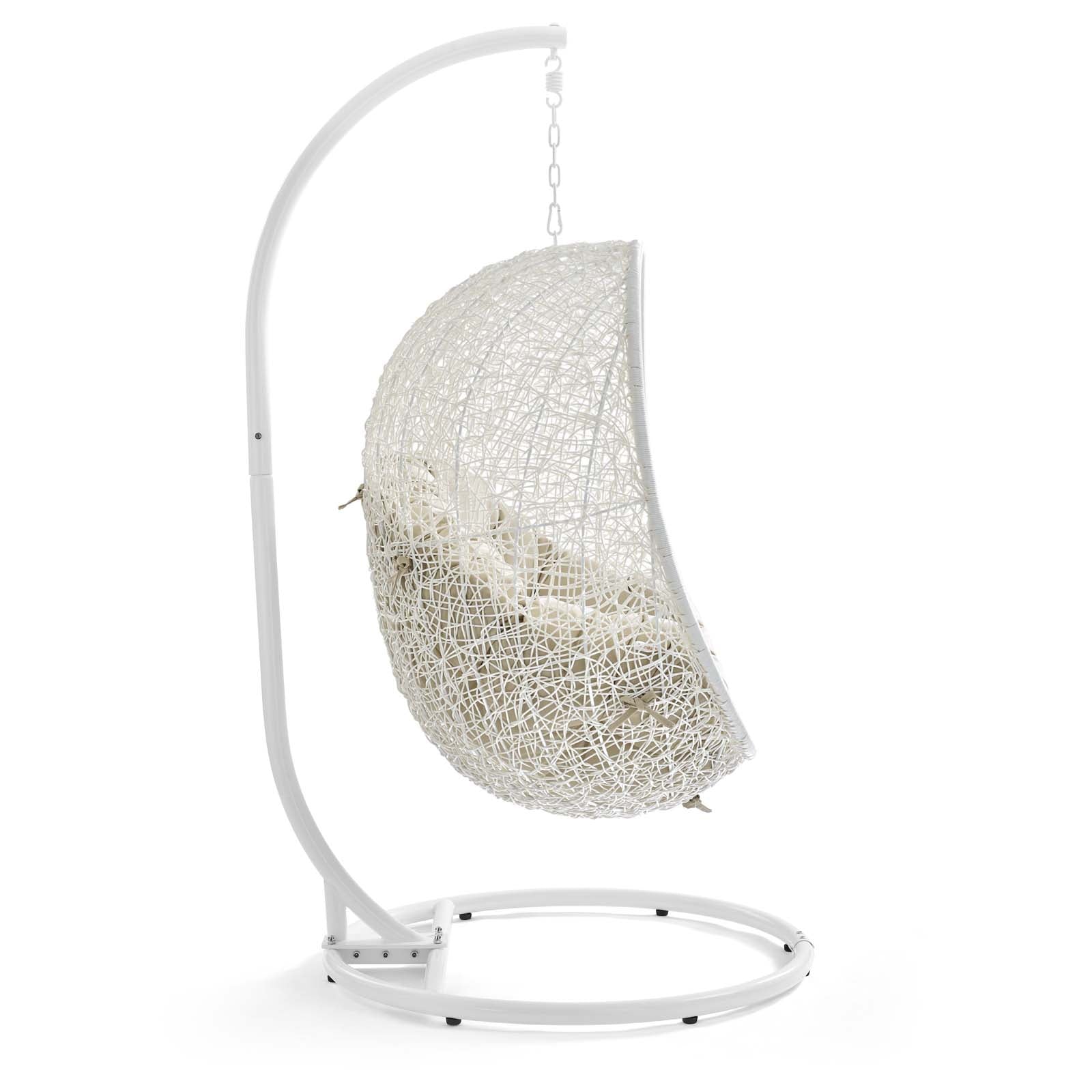 Hide Outdoor Patio Sunbrella® Swing Chair With Stand by Modway