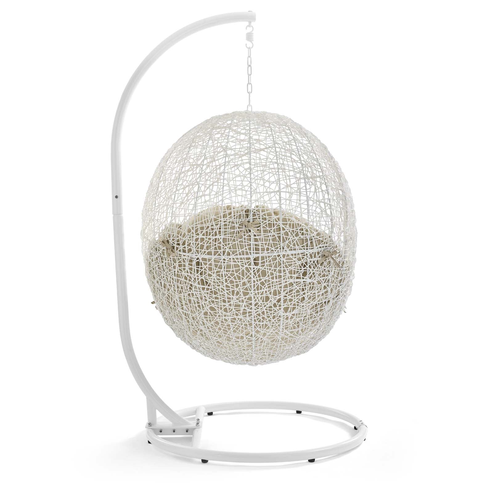 Hide Outdoor Patio Sunbrella® Swing Chair With Stand by Modway