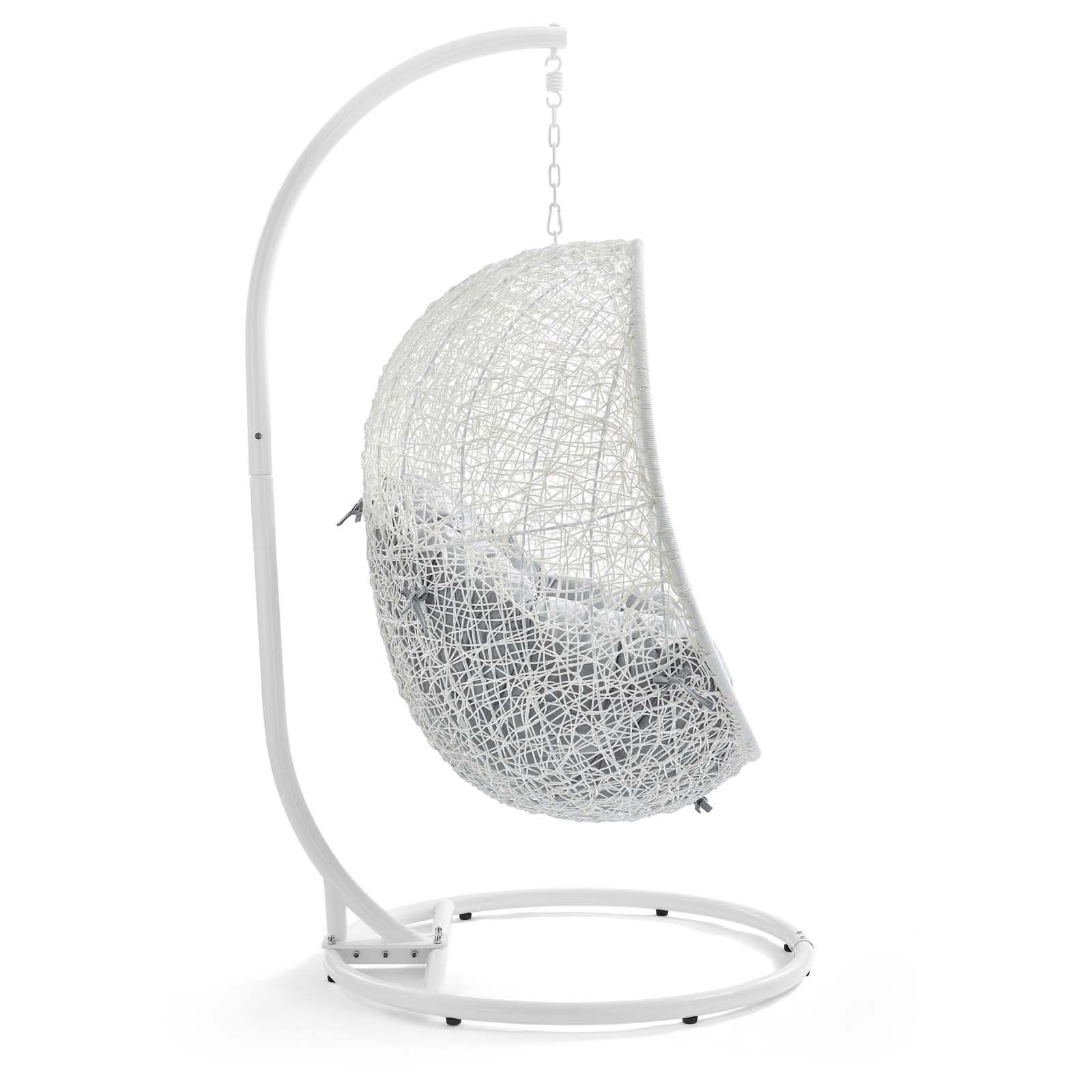 Hide Outdoor Patio Sunbrella® Swing Chair With Stand by Modway