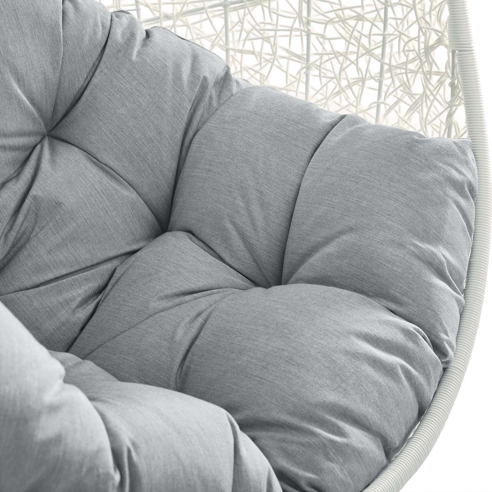 Hide Outdoor Patio Sunbrella® Swing Chair With Stand by Modway