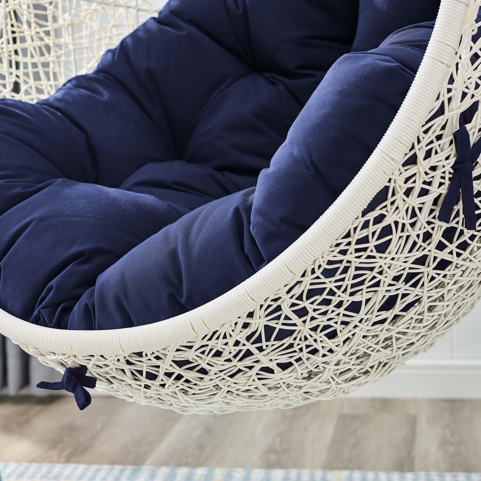 Hide Outdoor Patio Sunbrella® Swing Chair With Stand by Modway