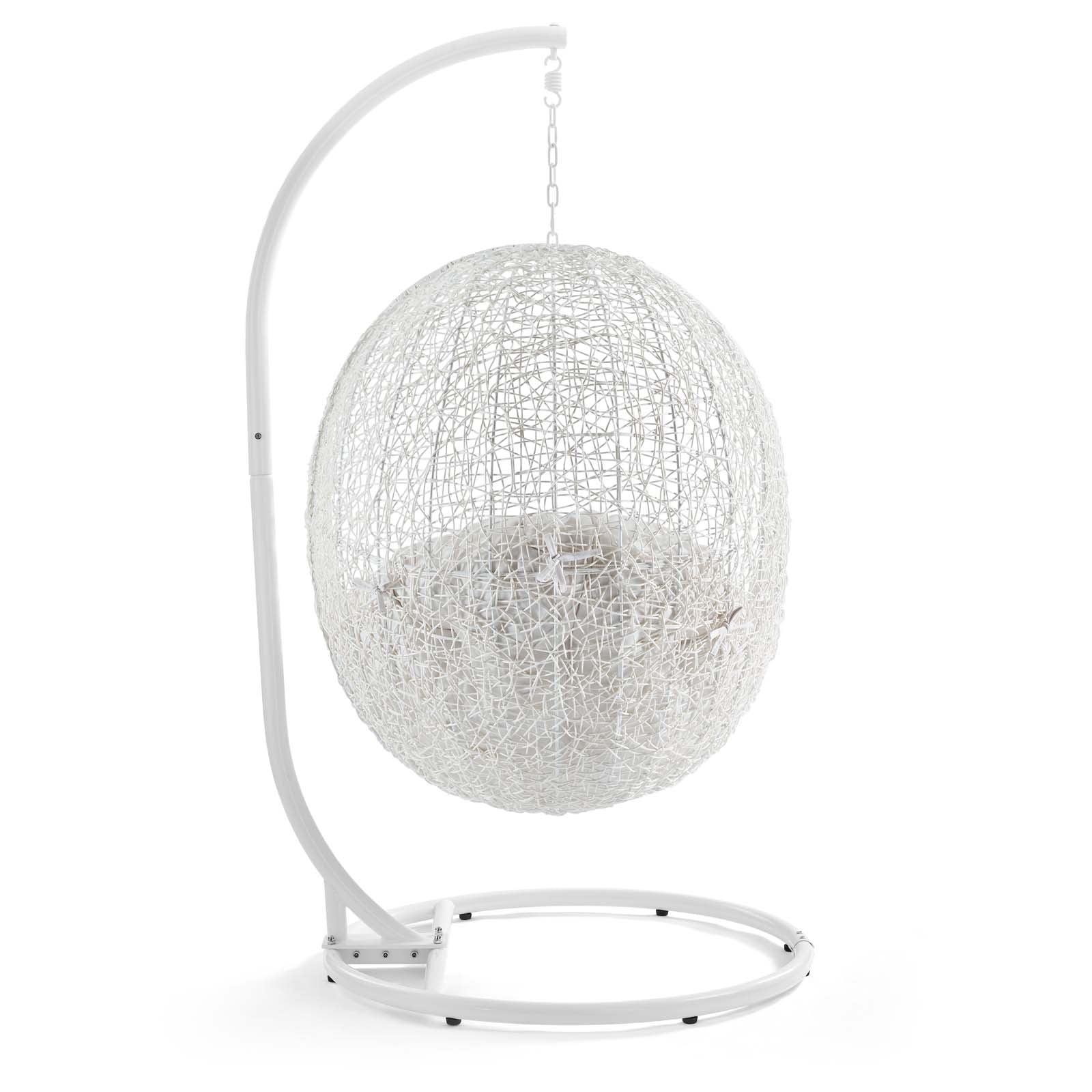 Hide Outdoor Patio Sunbrella® Swing Chair With Stand by Modway