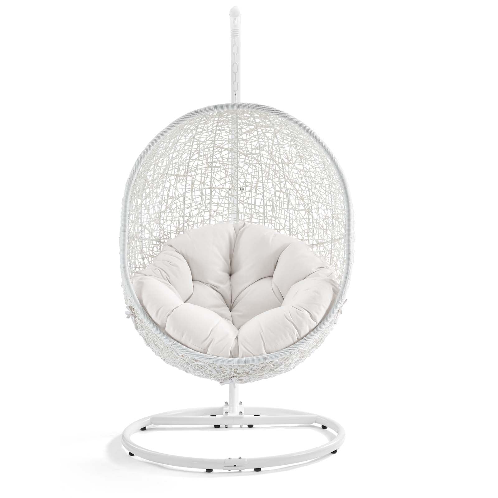 Hide Outdoor Patio Sunbrella® Swing Chair With Stand by Modway